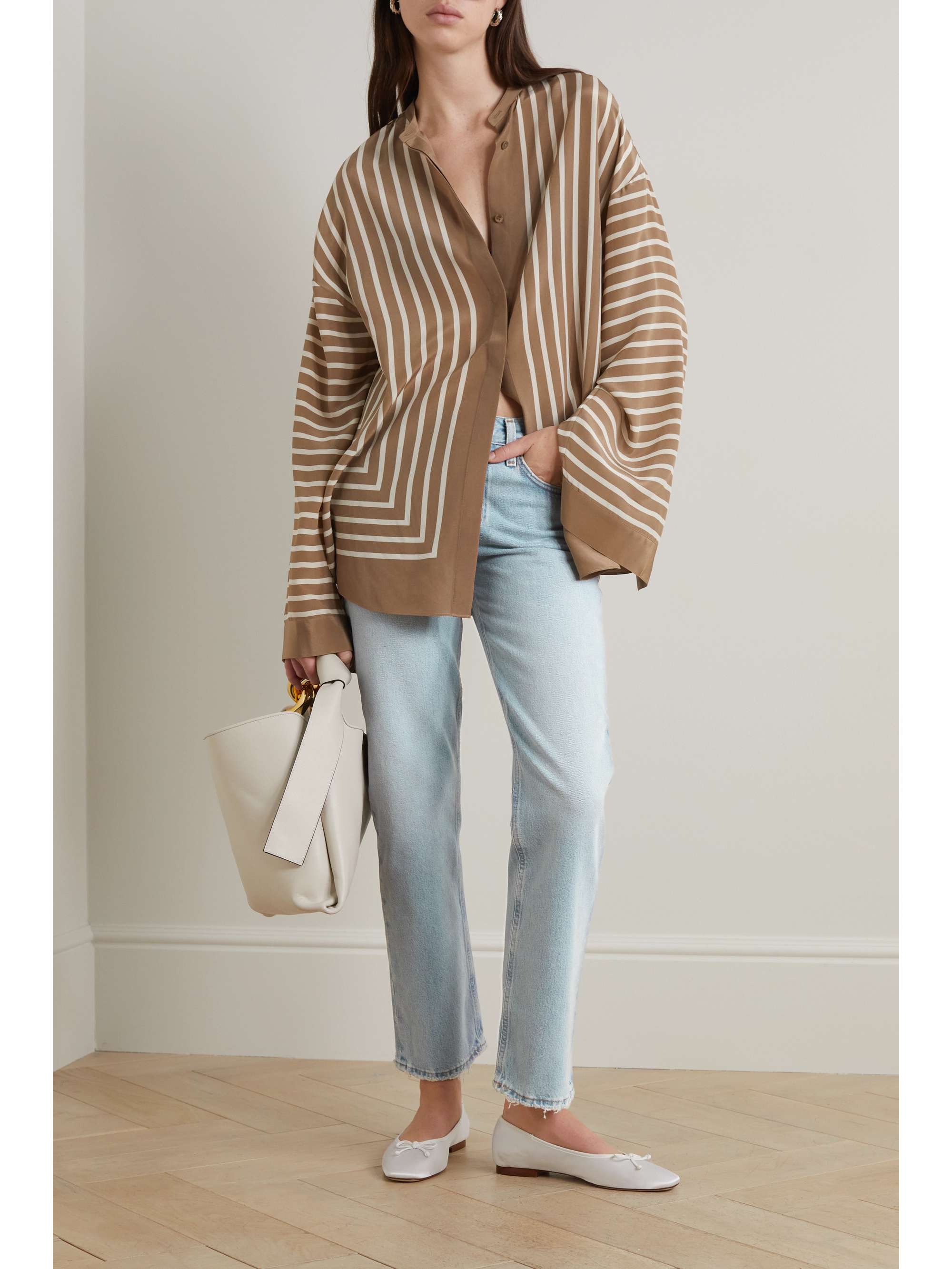 CITIZENS OF HUMANITY Neve distressed organic straight-leg jeans