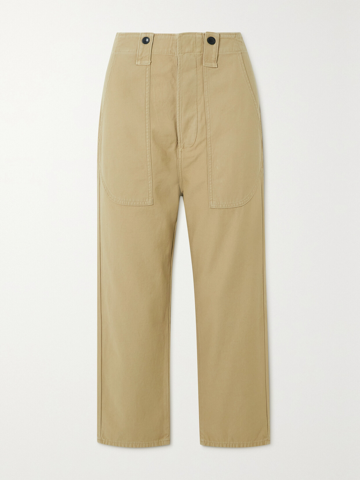 Citizens Of Humanity Pony Boy Organic Cotton Straight-leg Pants In Brown