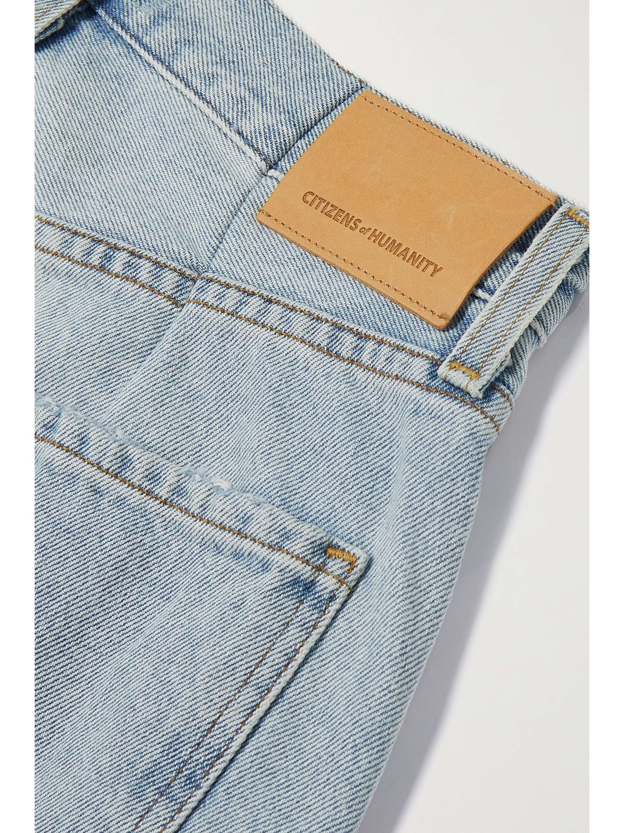 CITIZENS OF HUMANITY Horseshoe distressed high-rise tapered jeans