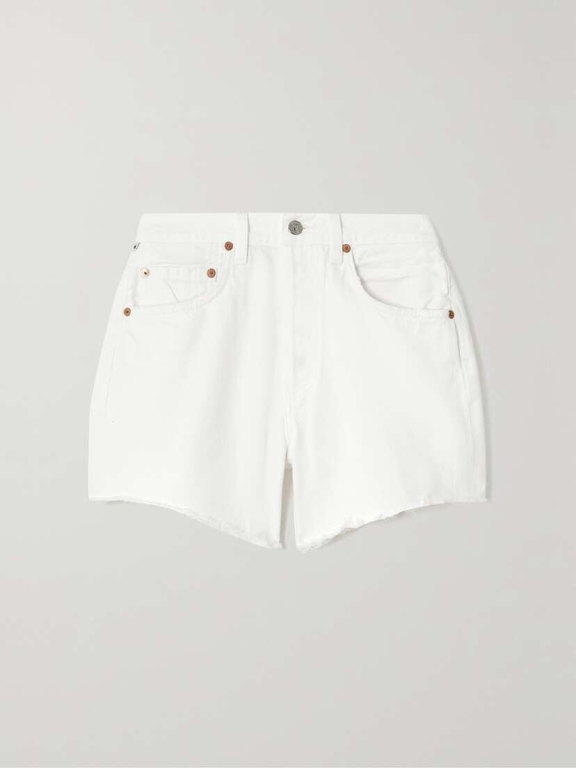 Citizens of Humanity + Net Sustain Annabelle Frayed Organic Denim Shorts