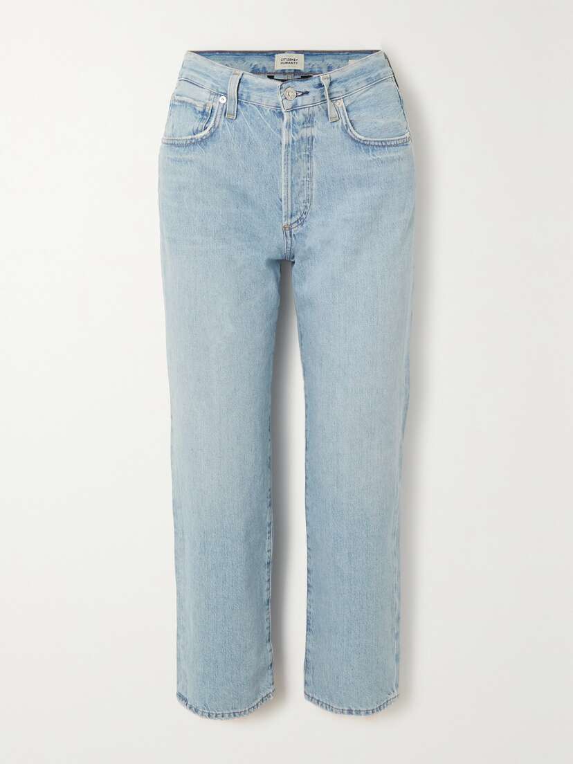 Citizens of Humanity + Net Sustain Emery Cropped Straight-leg Organic Jeans
