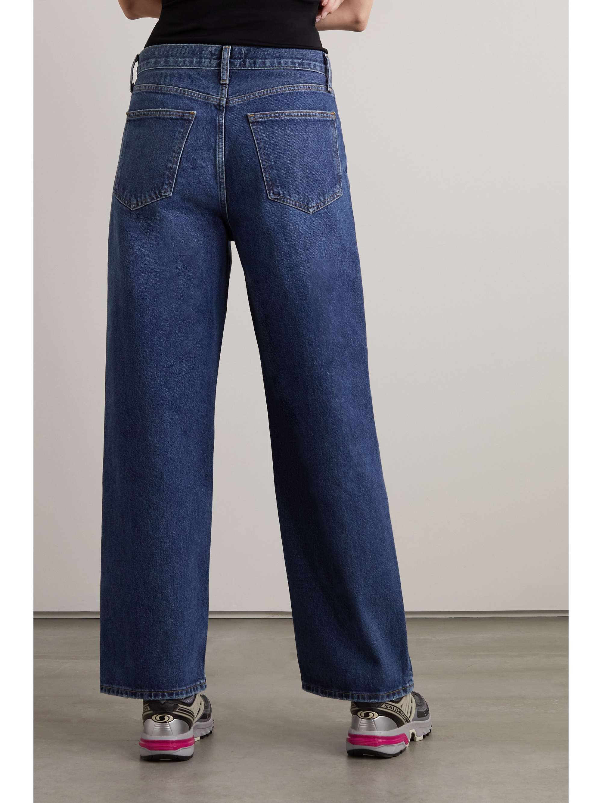 AGOLDE + NET SUSTAIN Baggy Low Slung wide-leg organic jeans