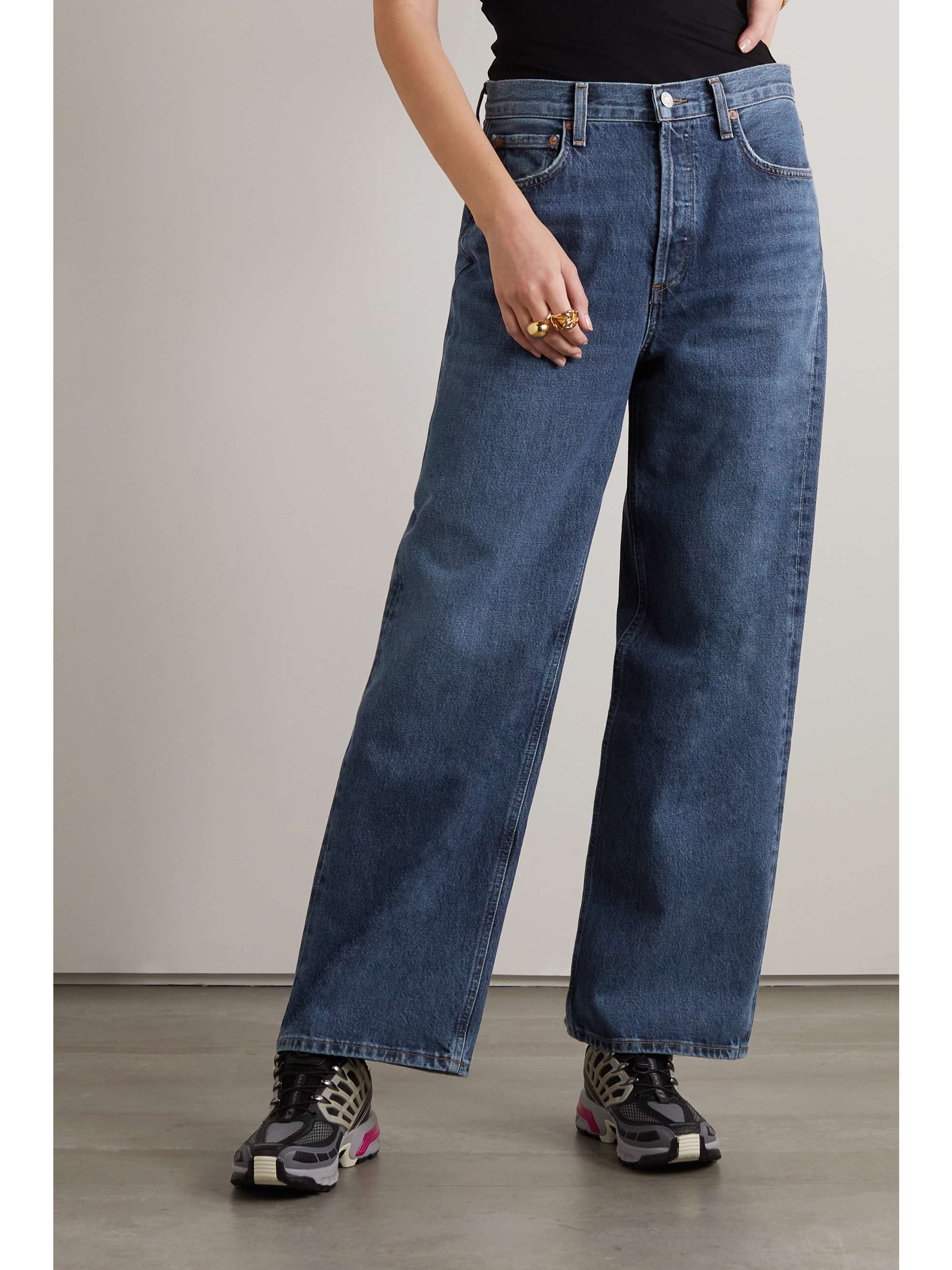 AGOLDE + NET SUSTAIN Baggy Low Slung wide-leg organic jeans
