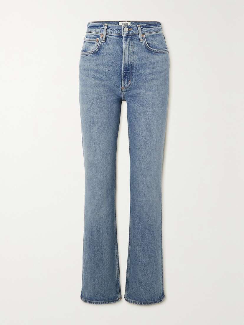 AGOLDE + Net Sustain High Rise Stovepipe Slim-leg Organic Jeans