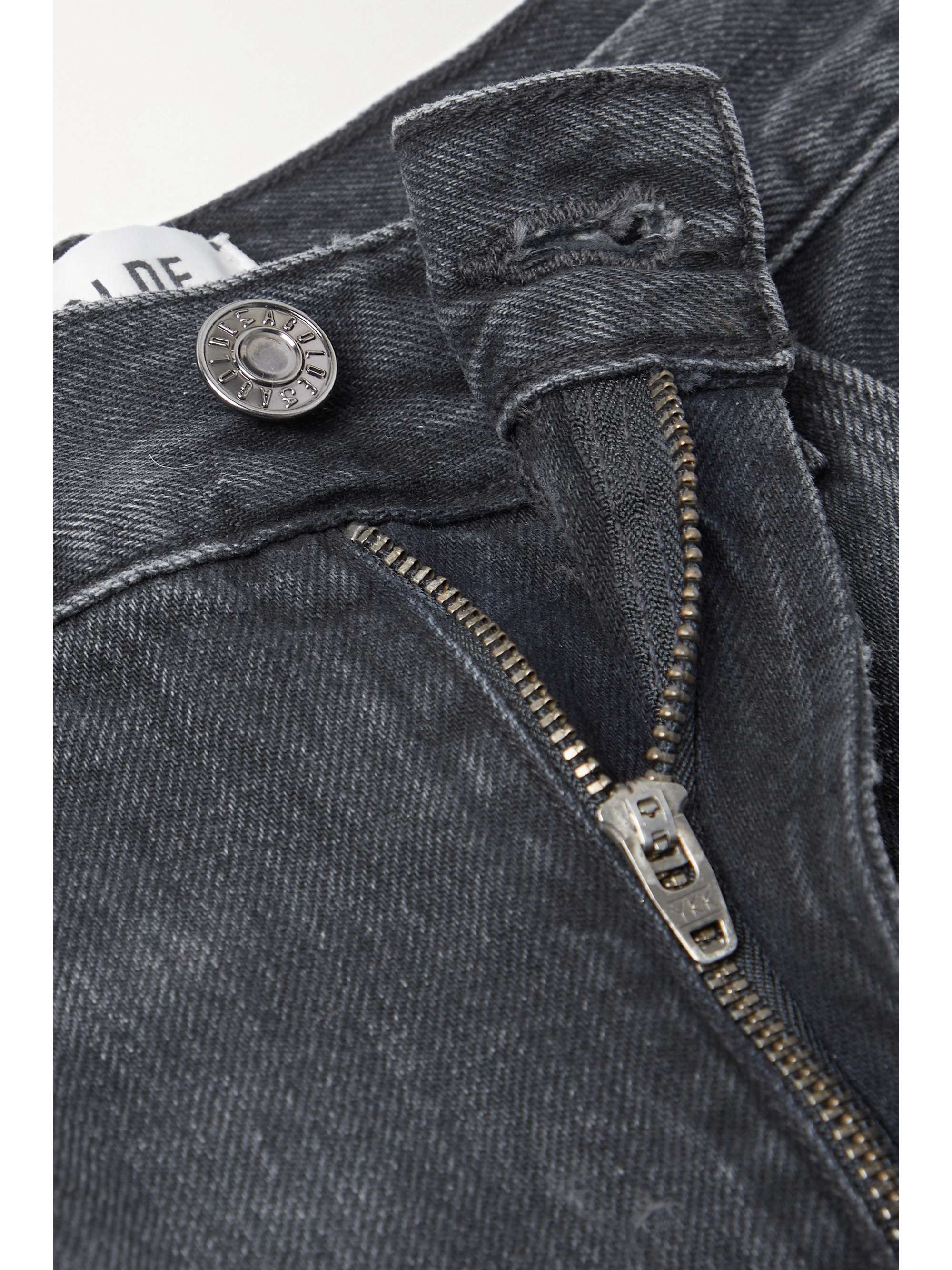 AGOLDE + NET SUSTAIN Cass paneled organic straight-leg jeans
