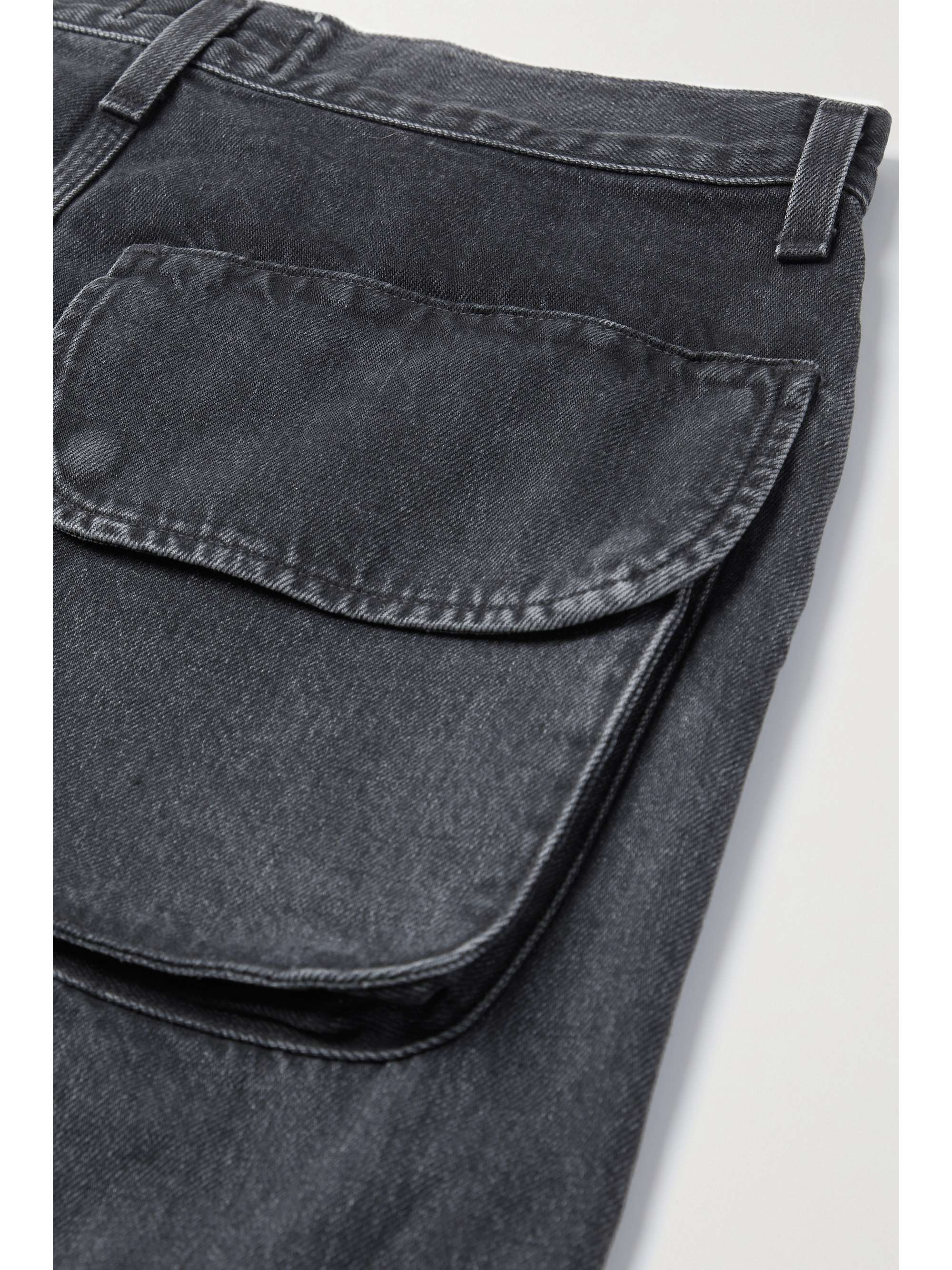 AGOLDE + NET SUSTAIN Cass paneled organic straight-leg jeans