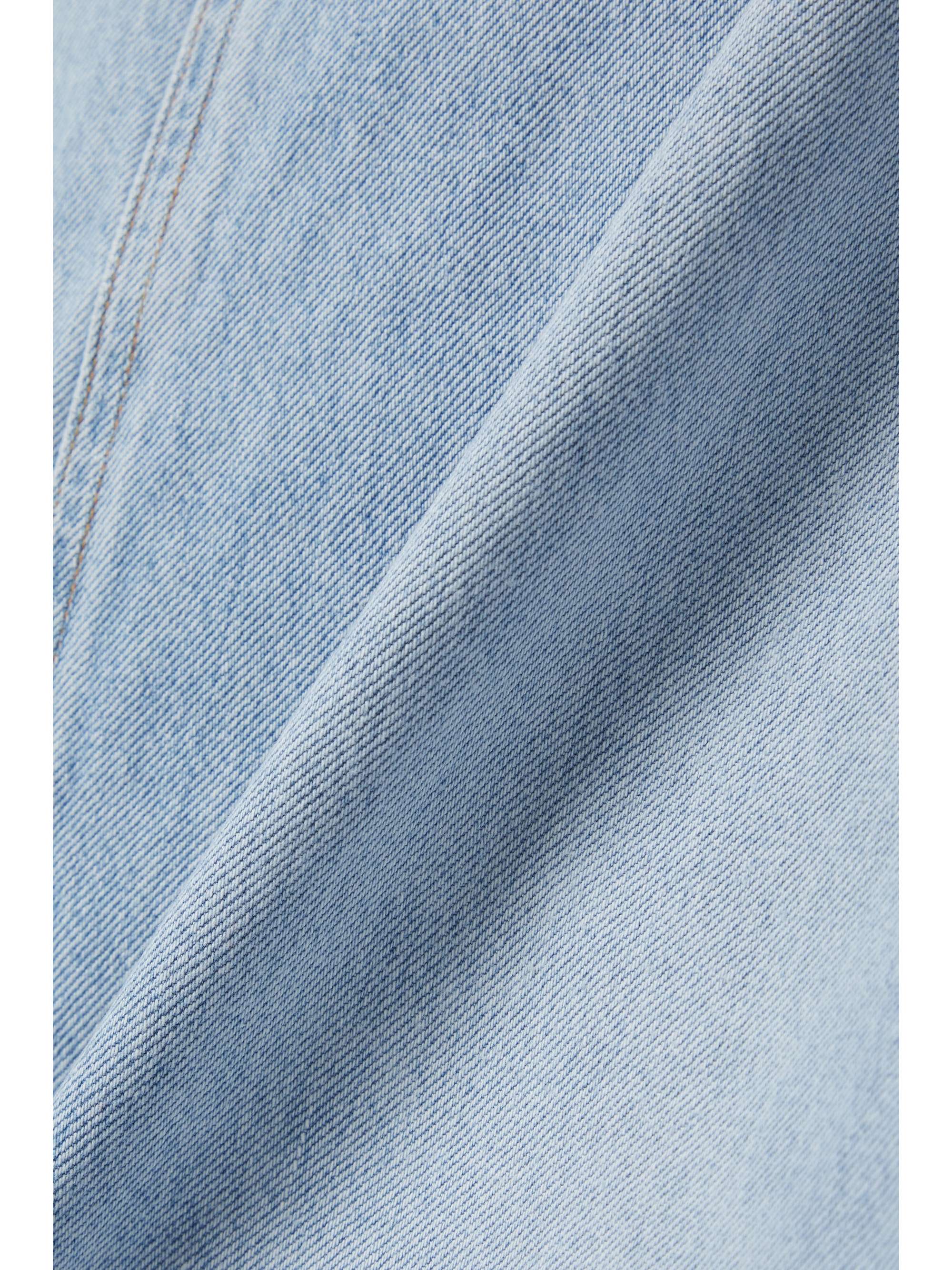 AGOLDE + NET SUSTAIN Hilla frayed organic denim maxi skirt