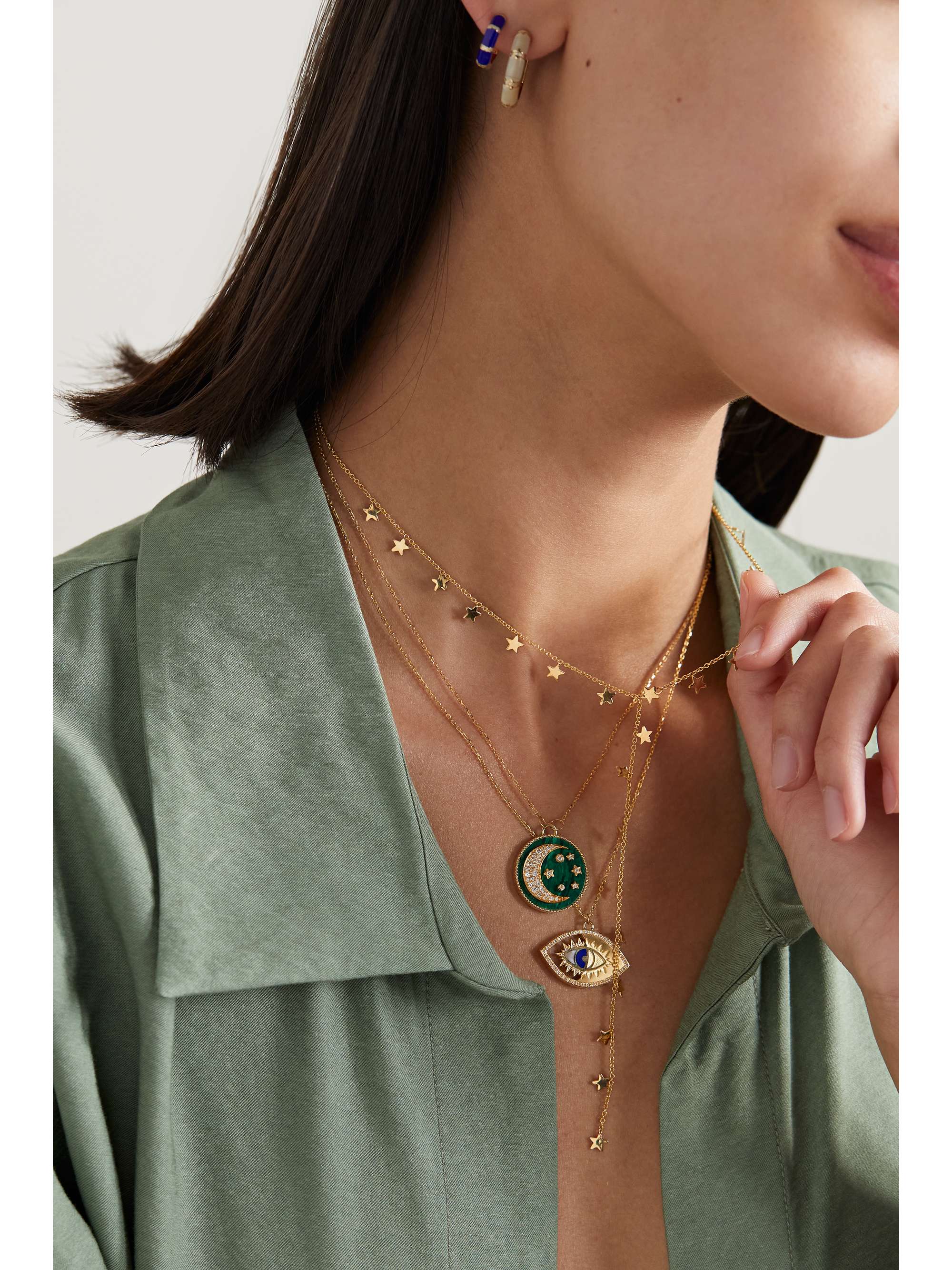 L'ATELIER NAWBAR 18-karat gold necklace
