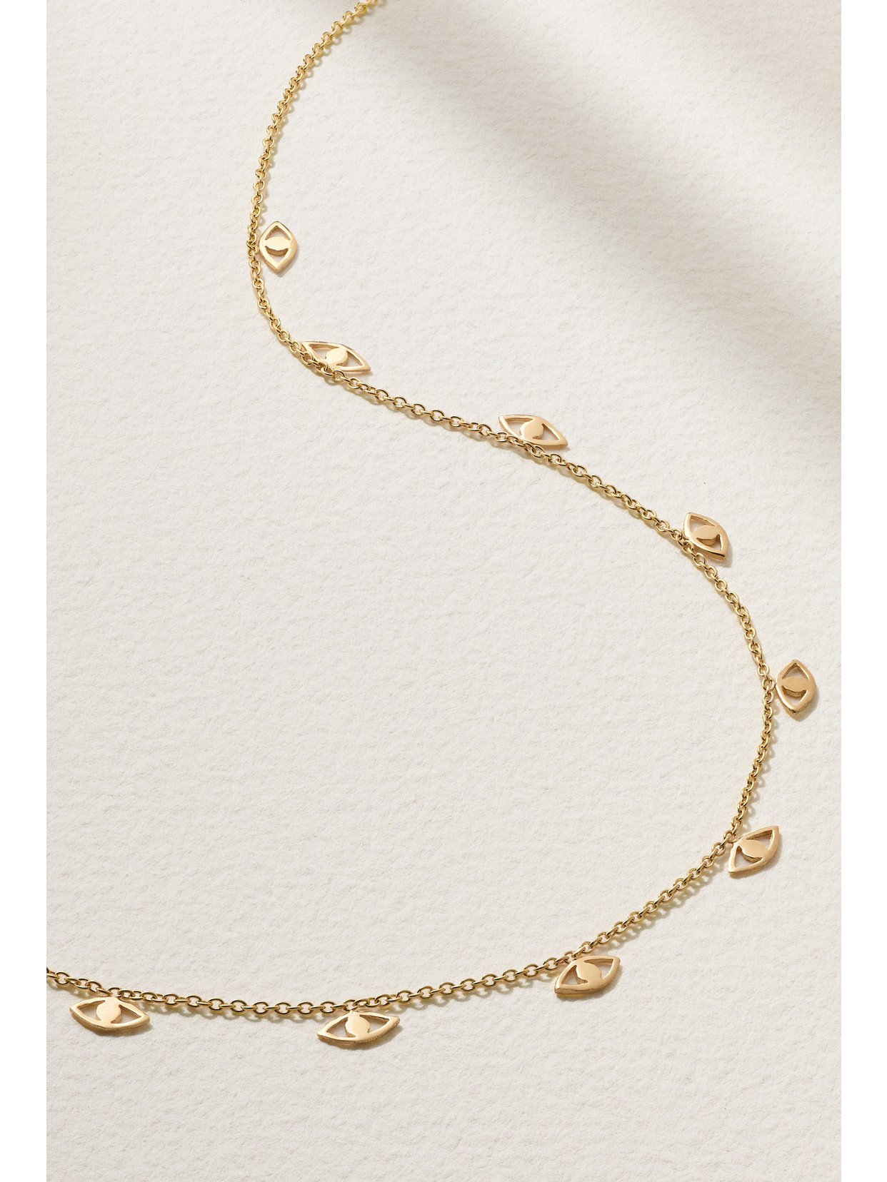 L'atelier Nawbar Eye 18-karat Gold Choker In Gold