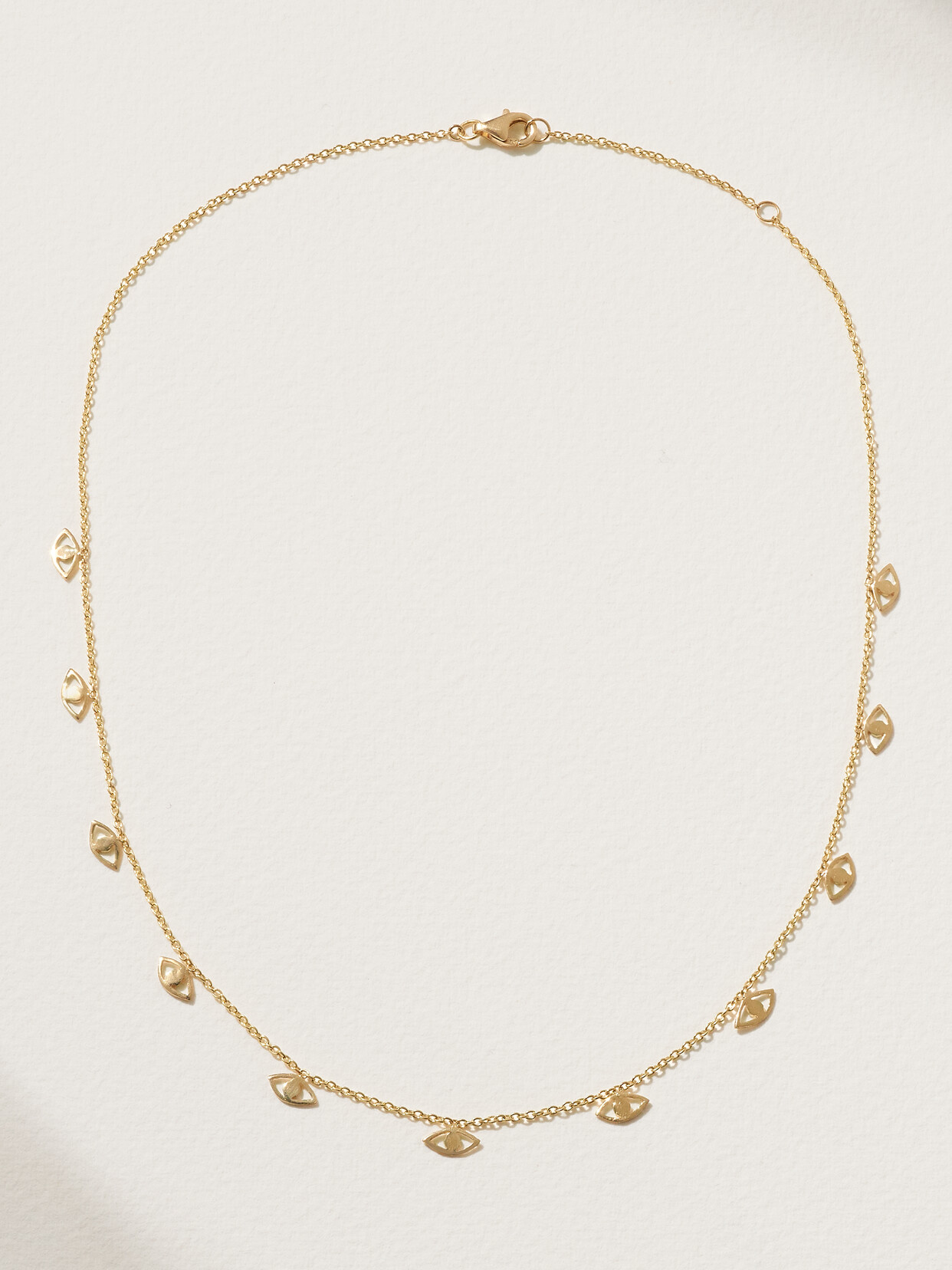 L'atelier Nawbar Eye 18-karat Gold Choker