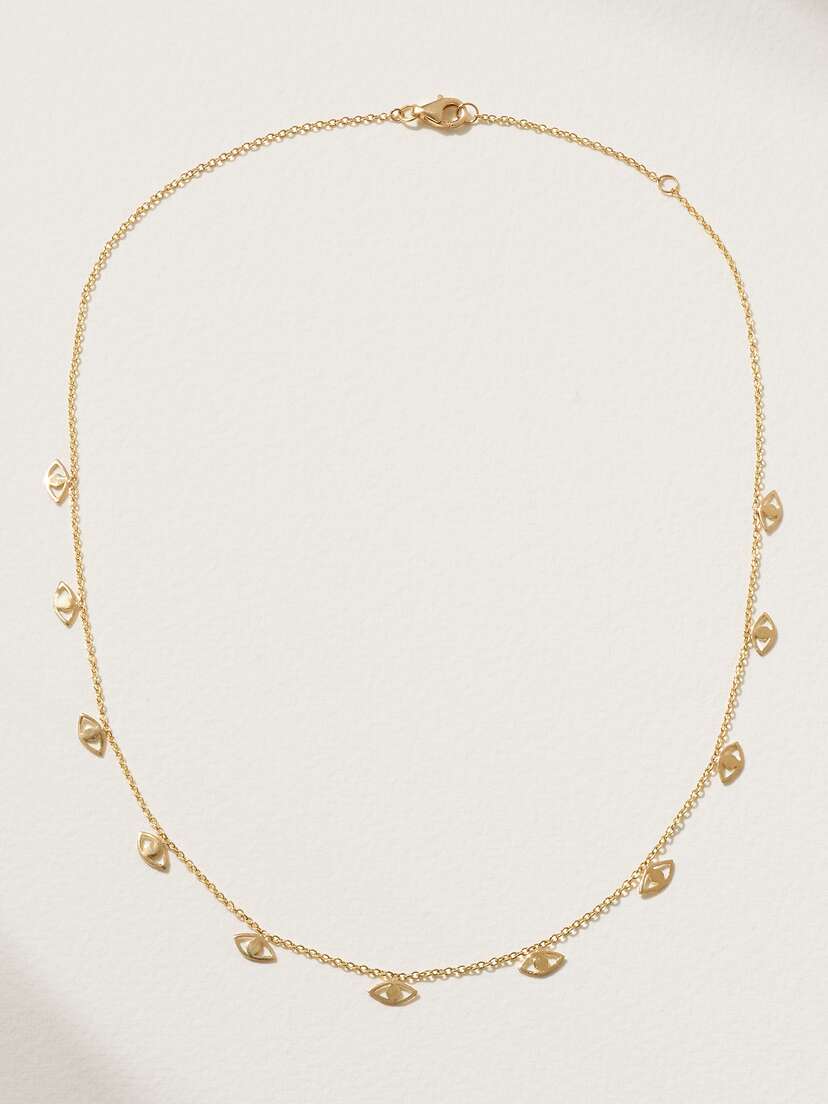 L’Atelier Nawbar Eye 18-karat Gold Choker
