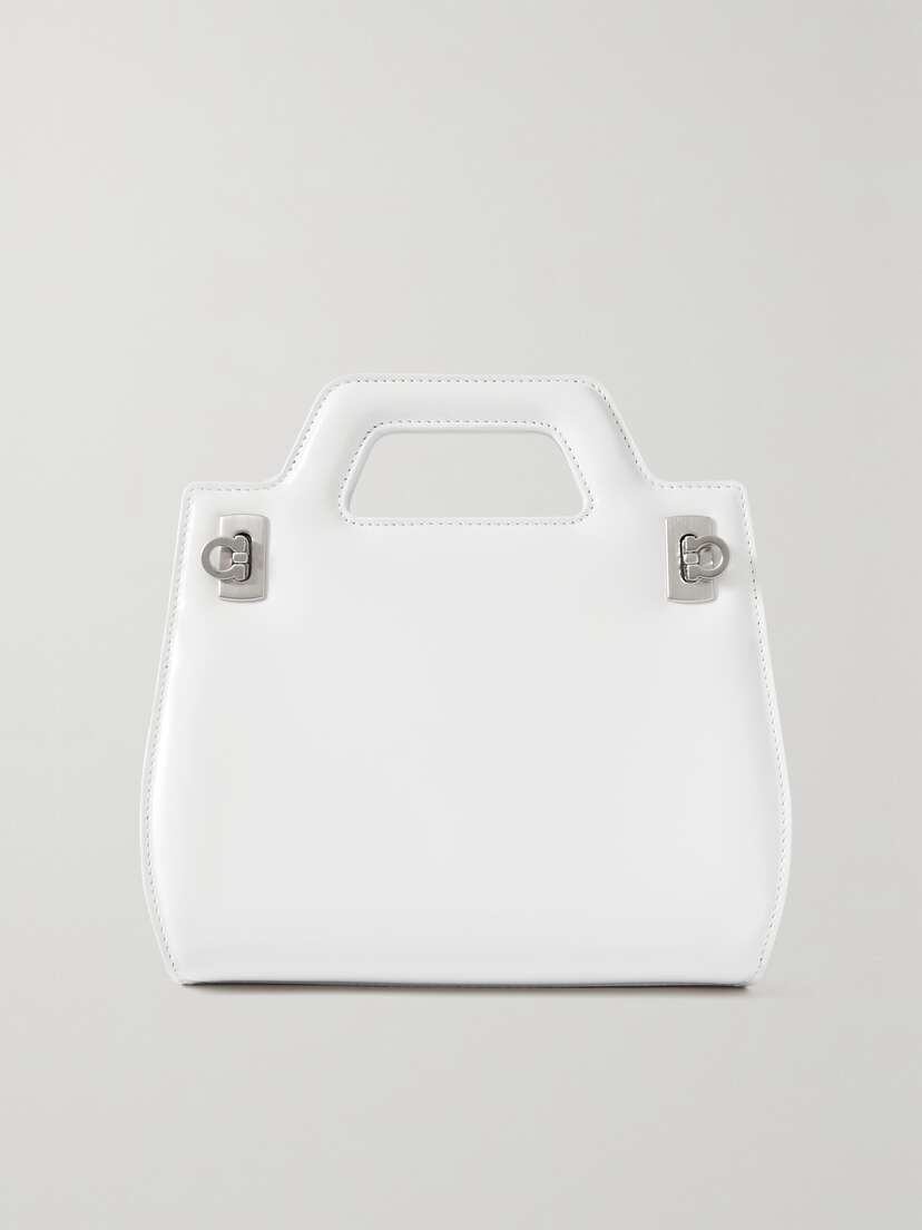 Ferragamo Wanda Mini Embellished Leather Tote