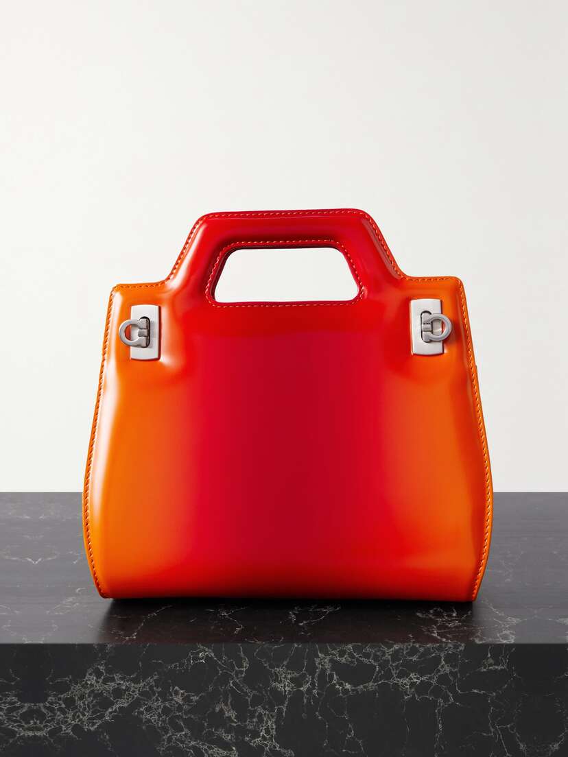 Ferragamo Wanda Mini Degradé Leather Tote