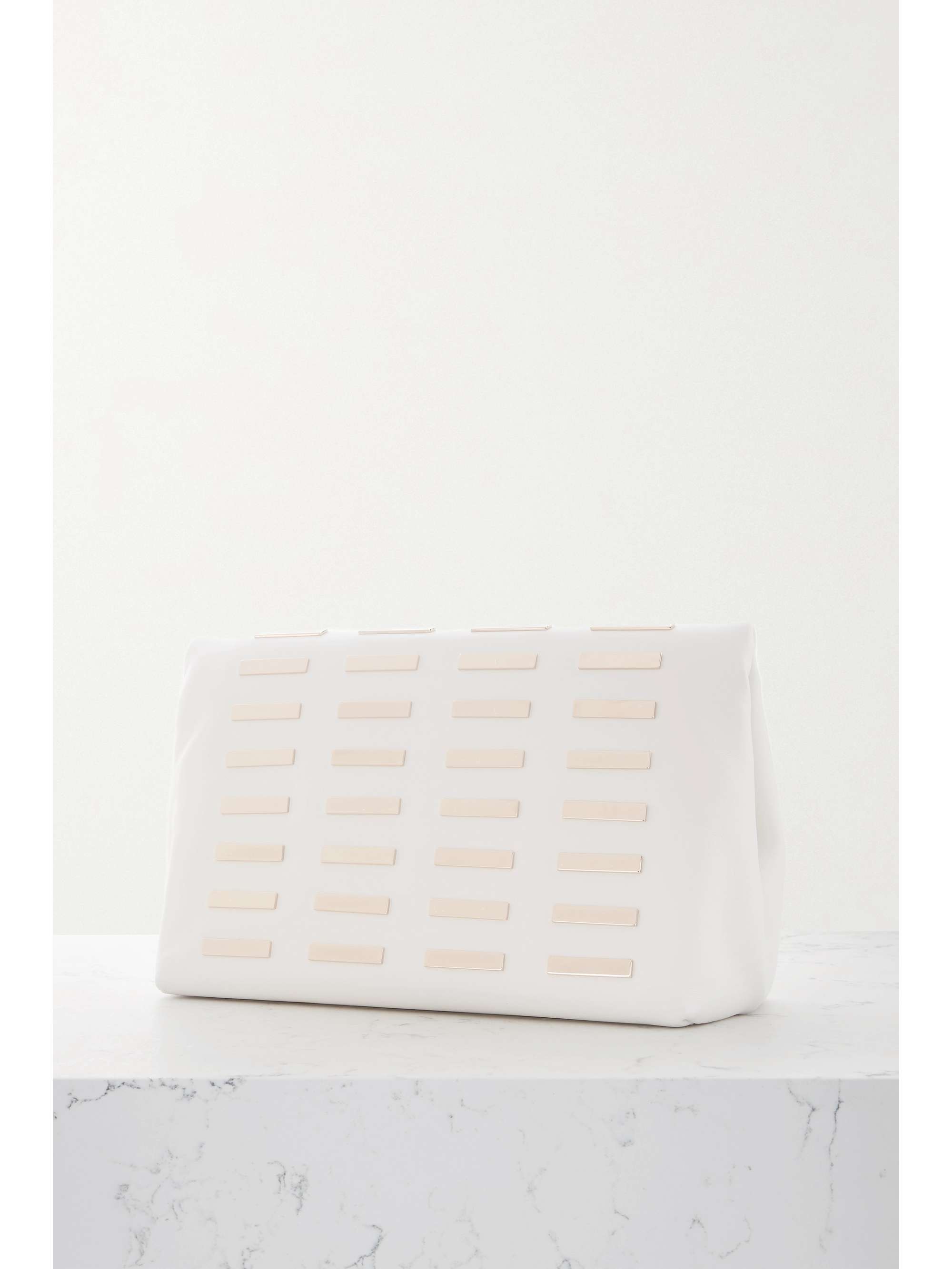 GABRIELA HEARST Phoebe metal-trimmed leather clutch bag