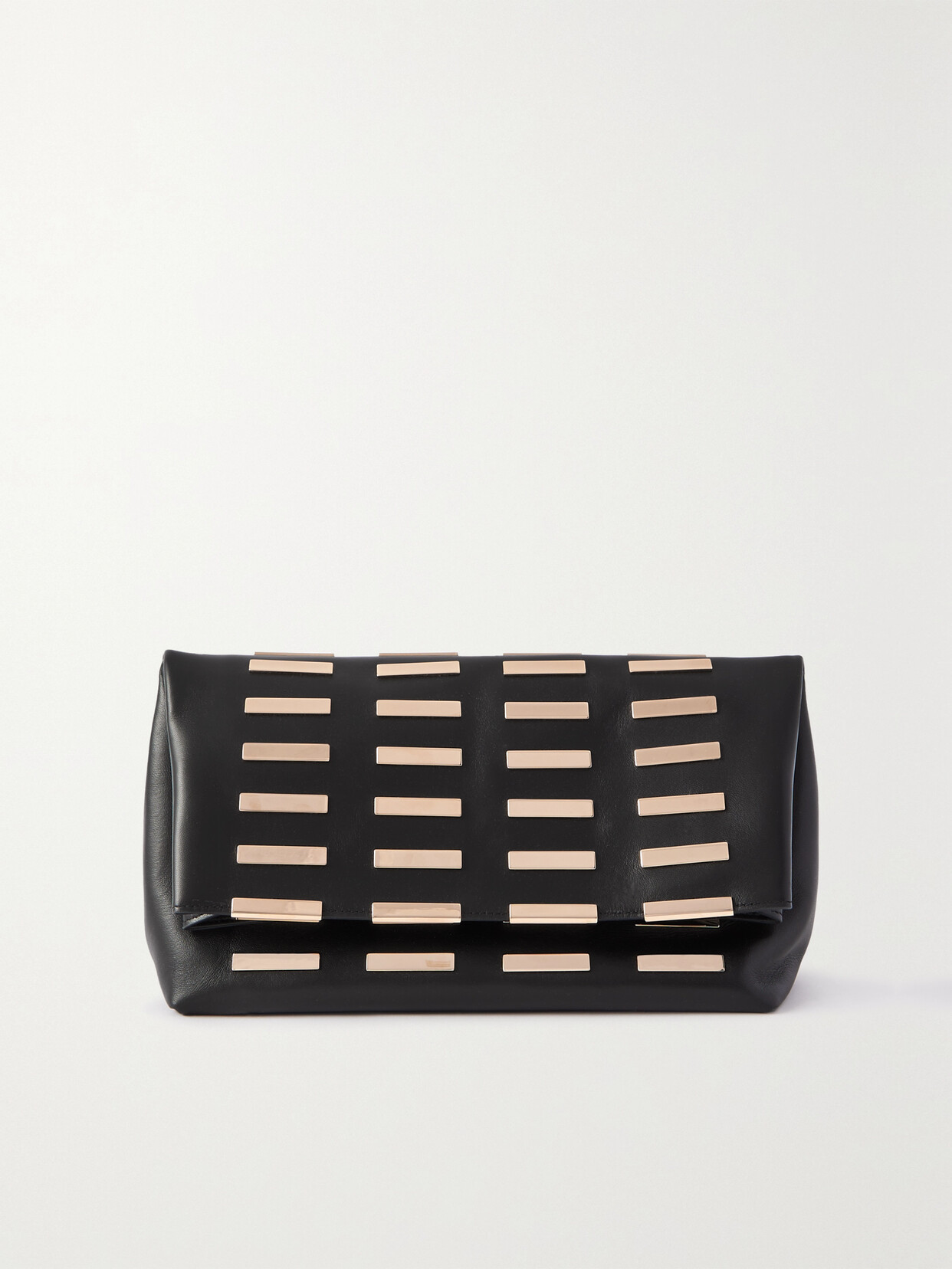 Gabriela Hearst - Phoebe Embellished Leather Clutch - Black