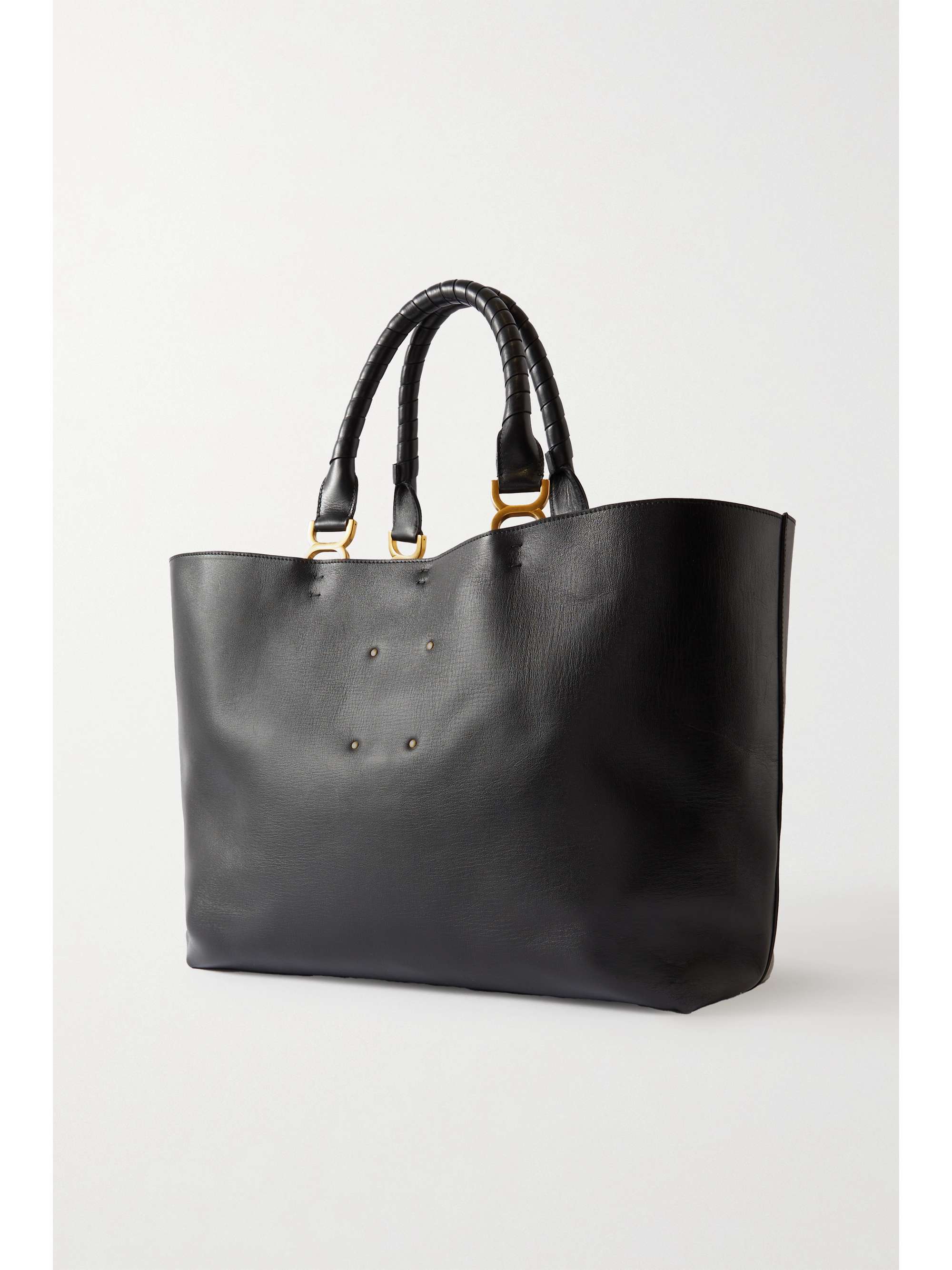 CHLOÉ + NET SUSTAIN Marcie large leather tote