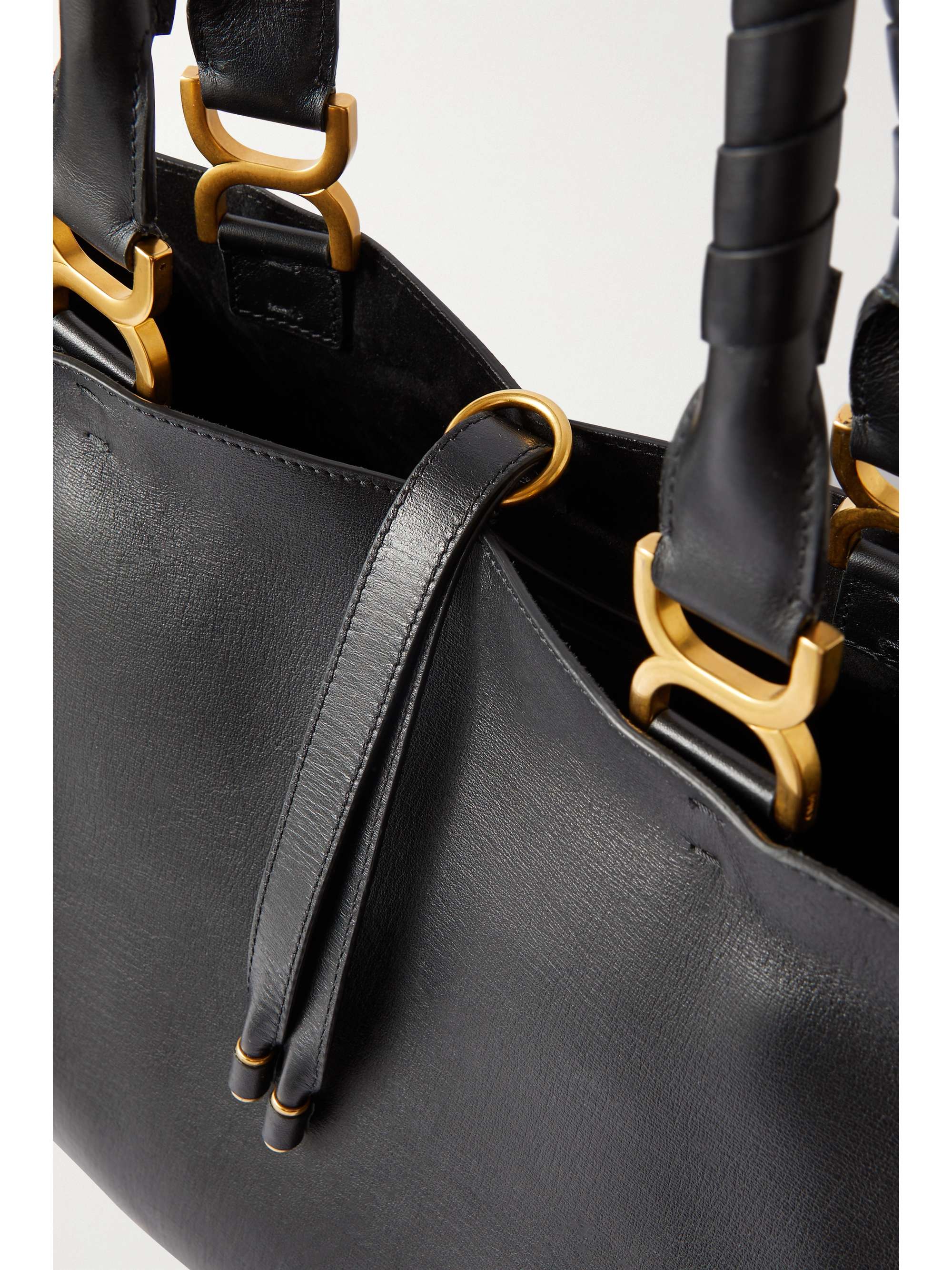 CHLOÉ + NET SUSTAIN Marcie large leather tote