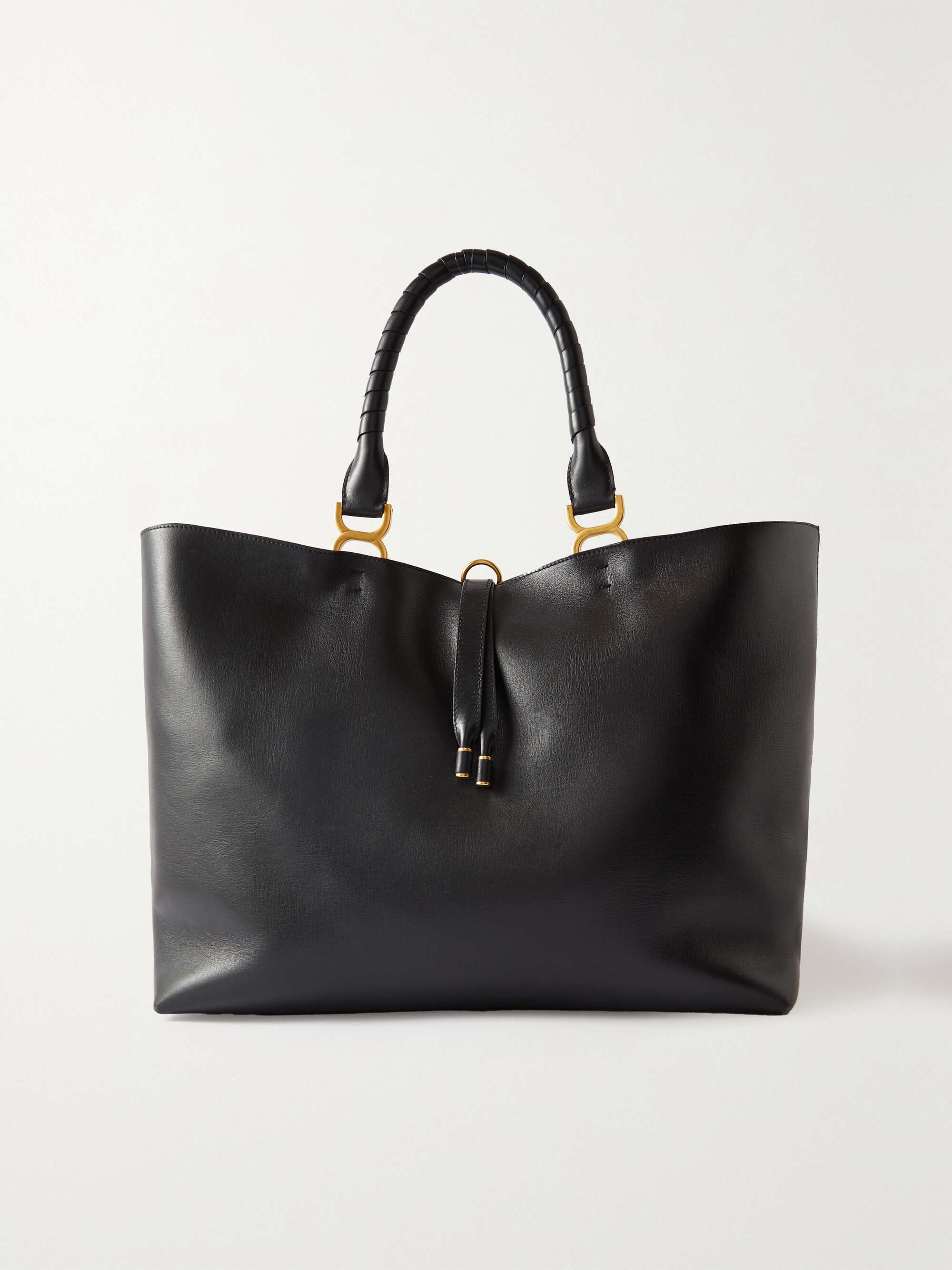 CHLOÉ + NET SUSTAIN Marcie large leather tote | NET-A-PORTER