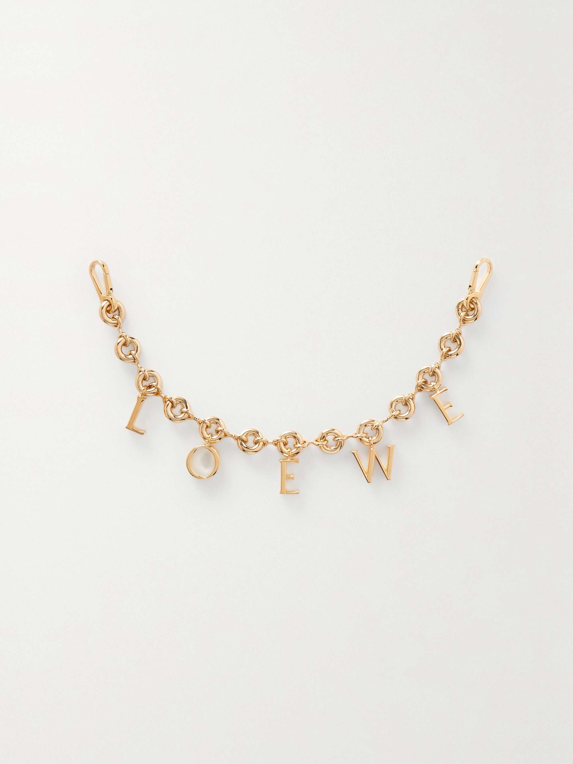 Loewe Gold Donut Chain Bag Strap