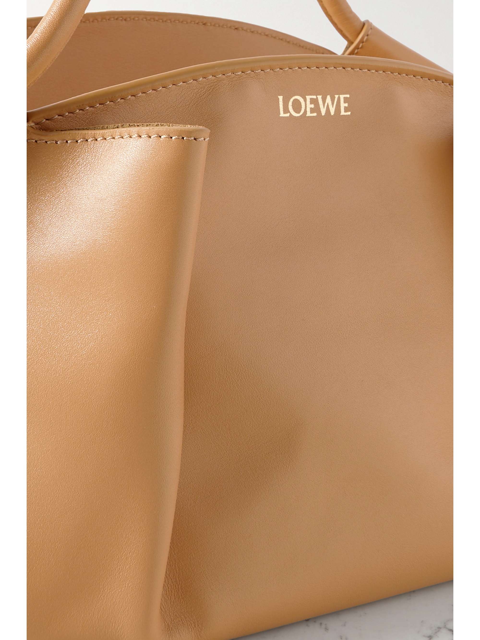 LOEWE Paseo medium pleated leather shoulder bag