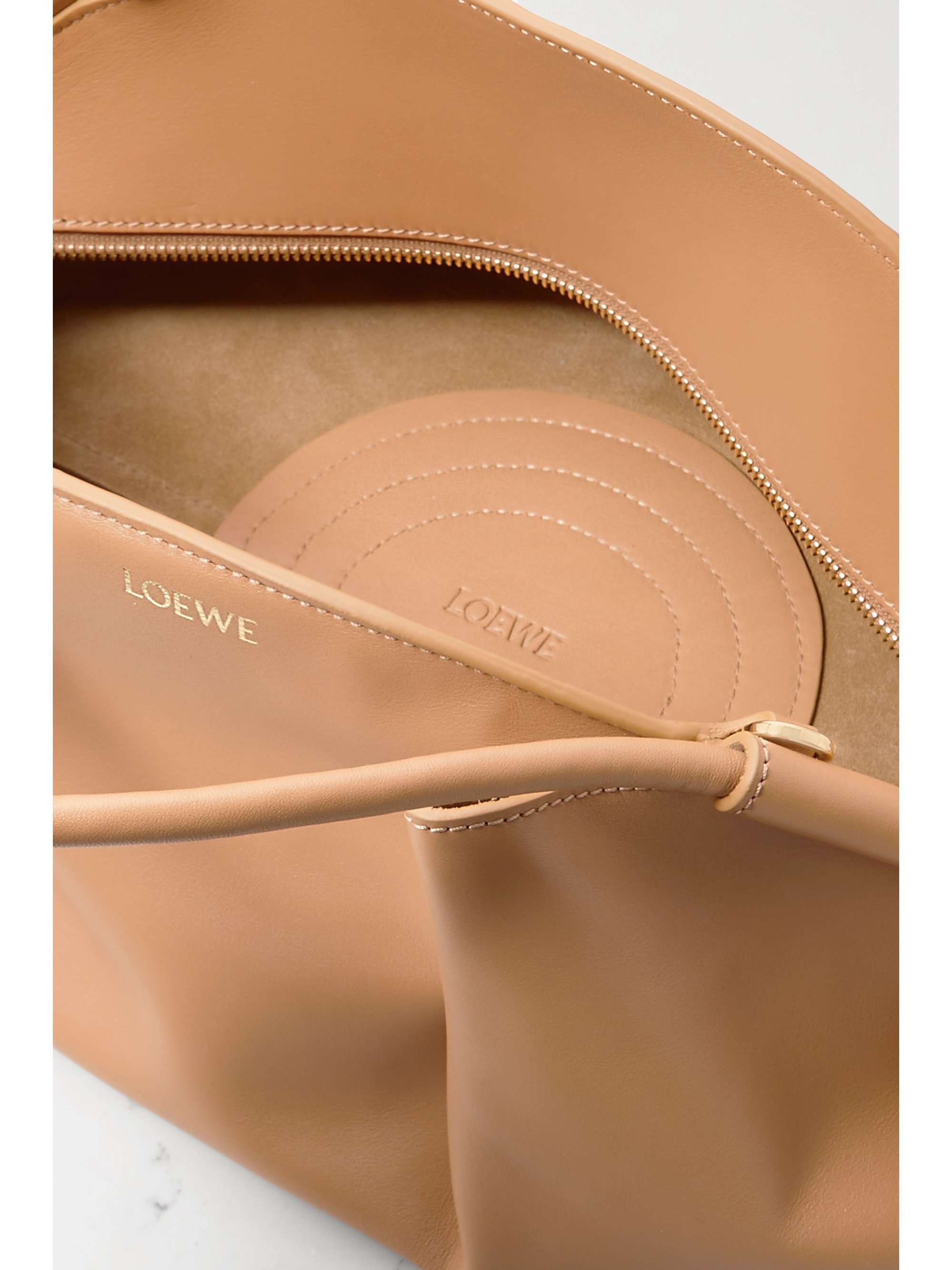 LOEWE Paseo medium pleated leather shoulder bag
