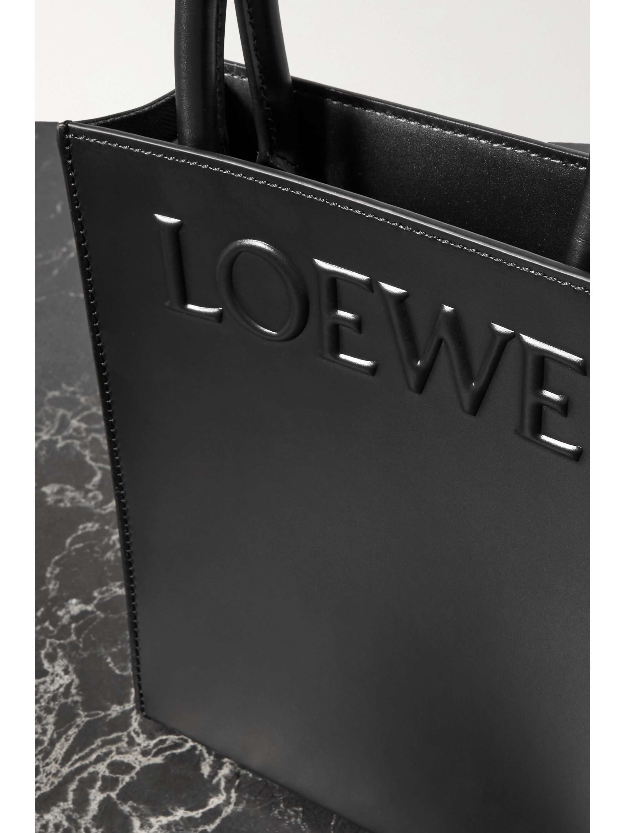 LOEWE Embossed leather tote
