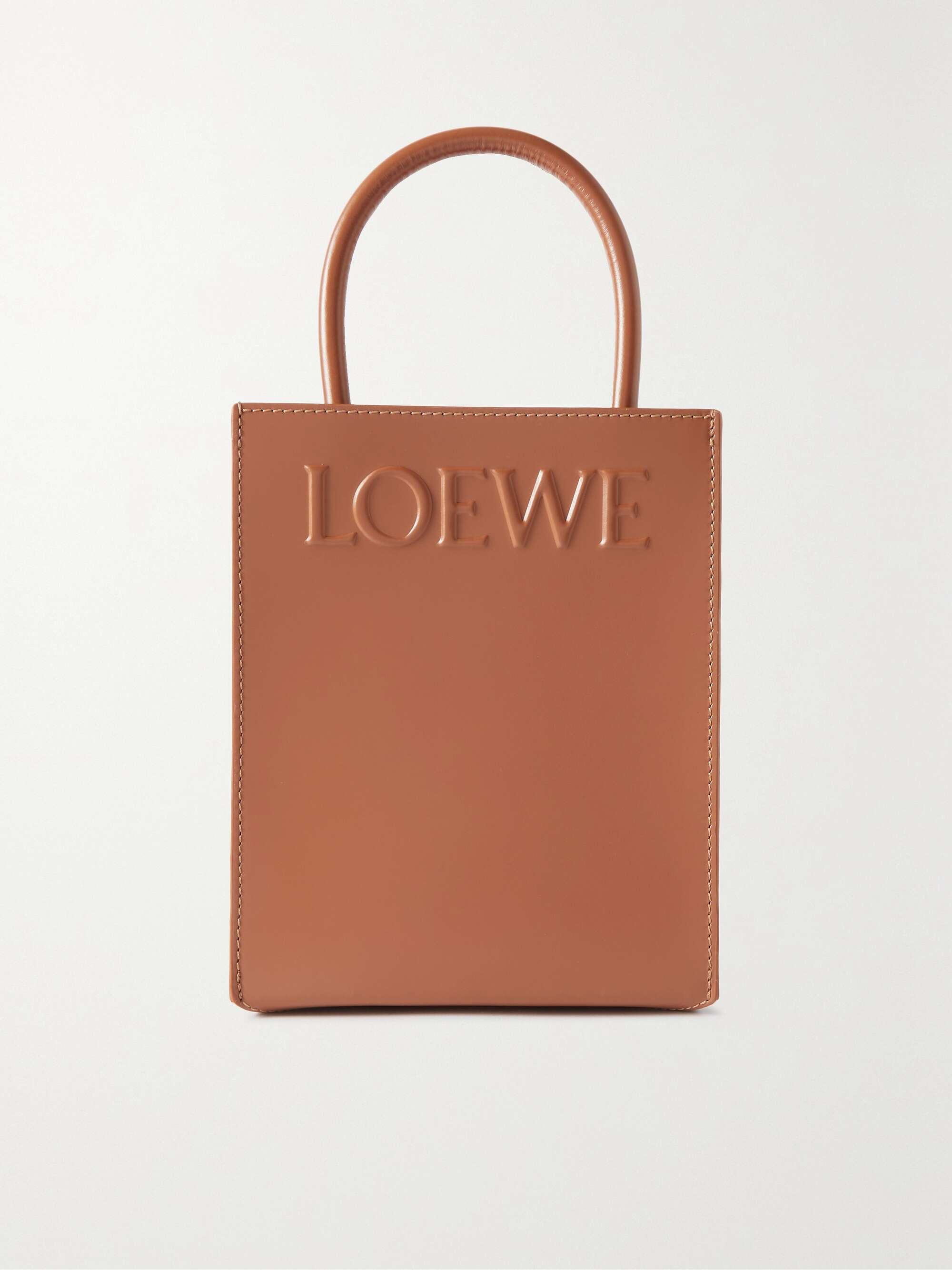 LOEWE Embossed leather tote