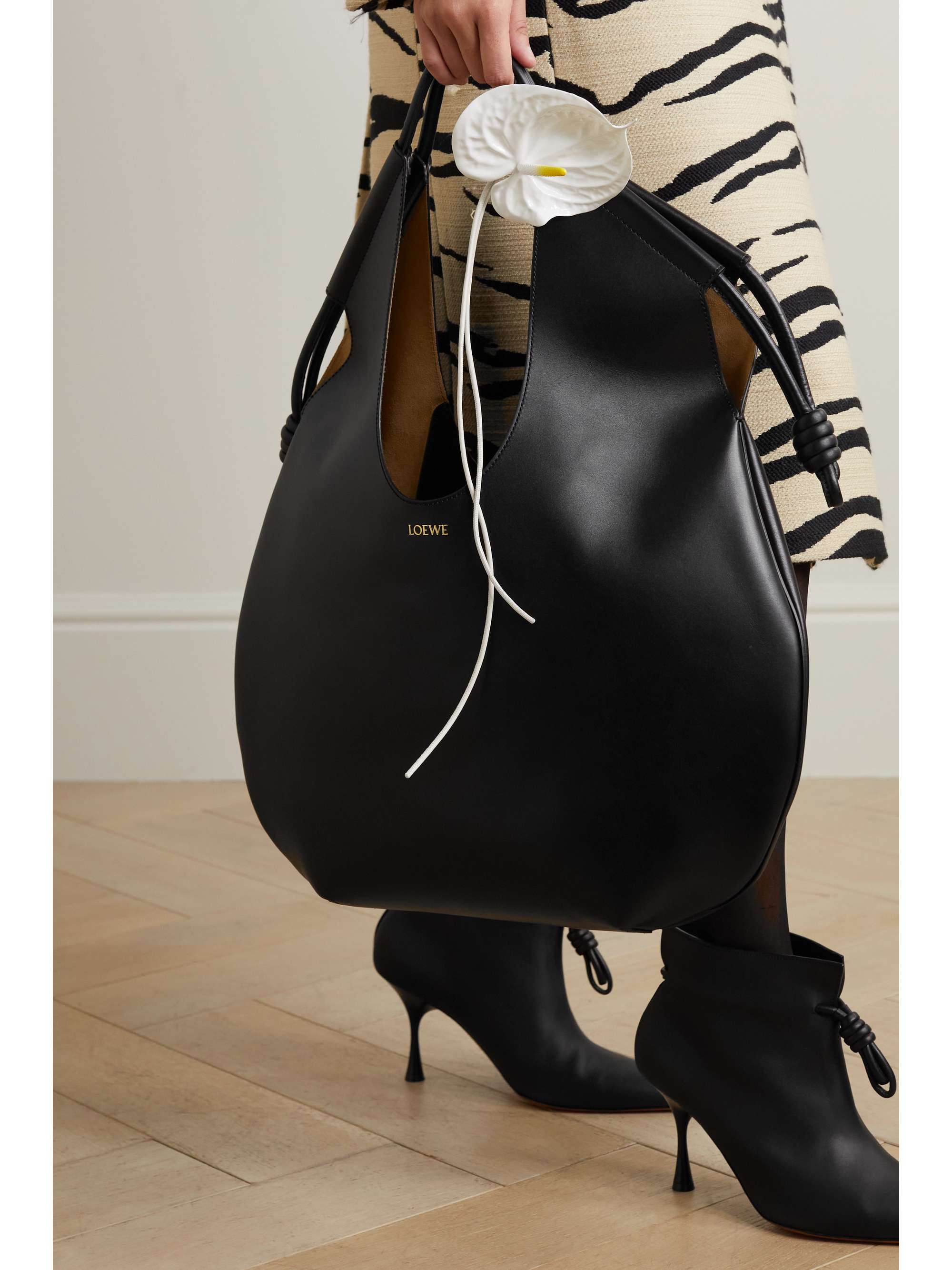 LOEWE Paseo knotted leather tote | NET-A-PORTER