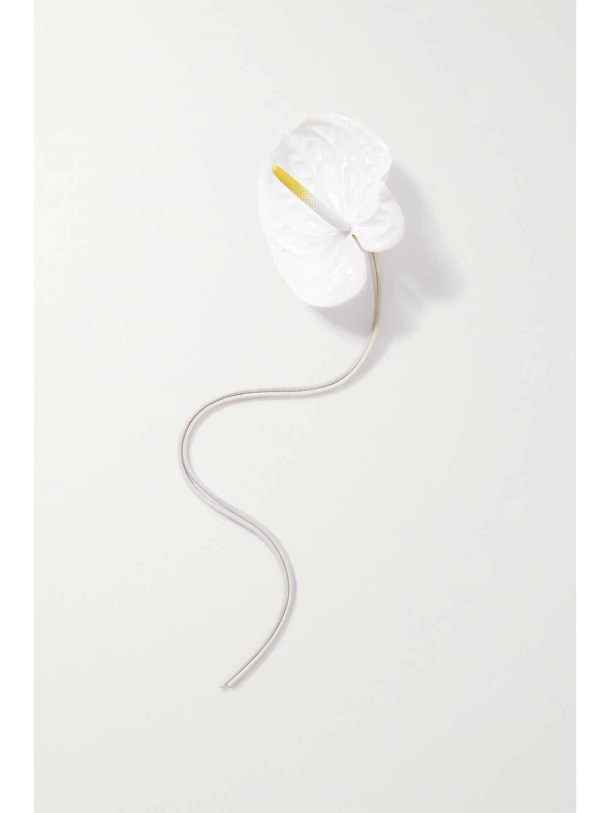 Loewe - Anthurium Pu And Leather Bag Charm - White