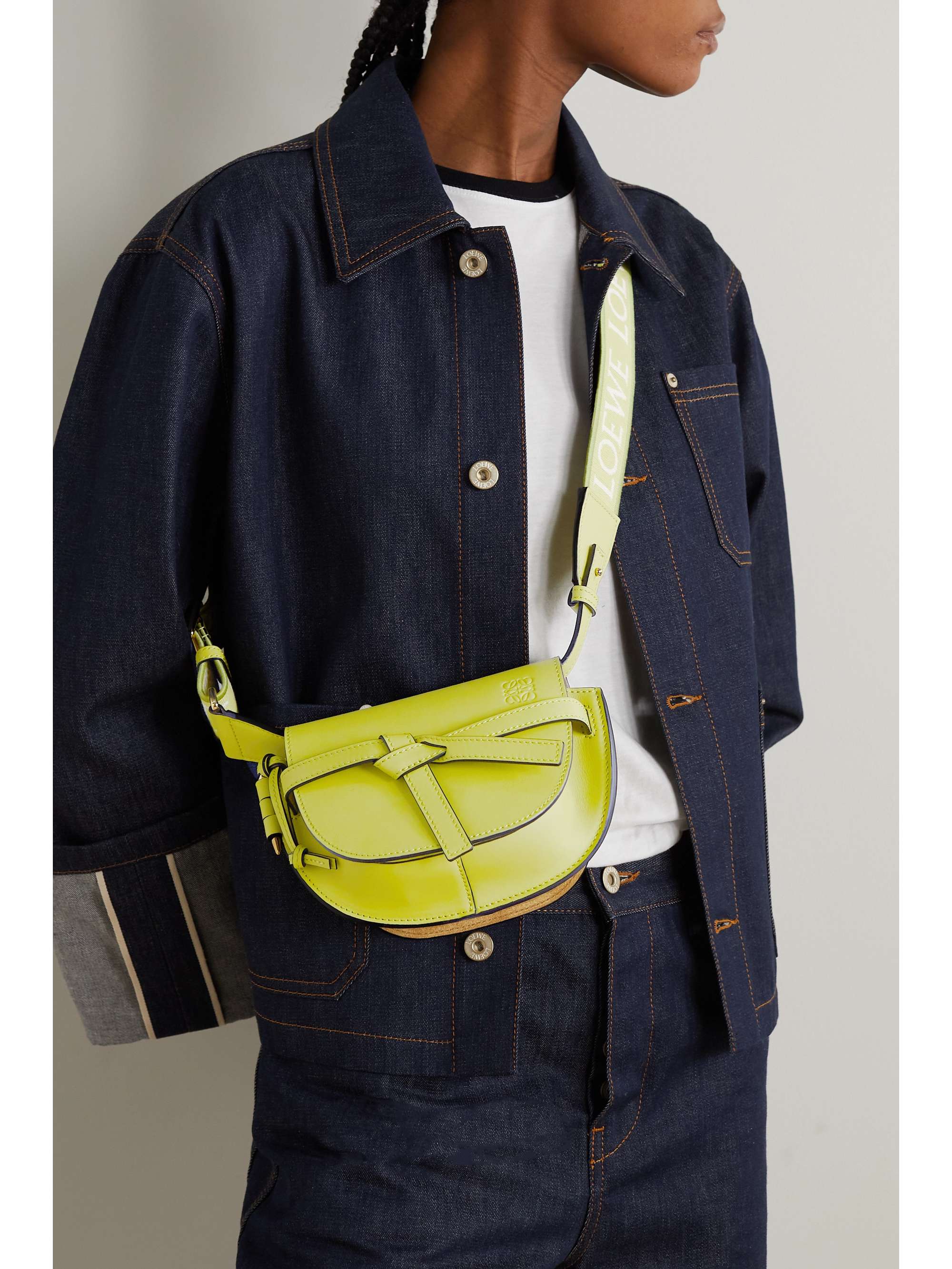 LOEWE Gate Dual mini leather shoulder bag