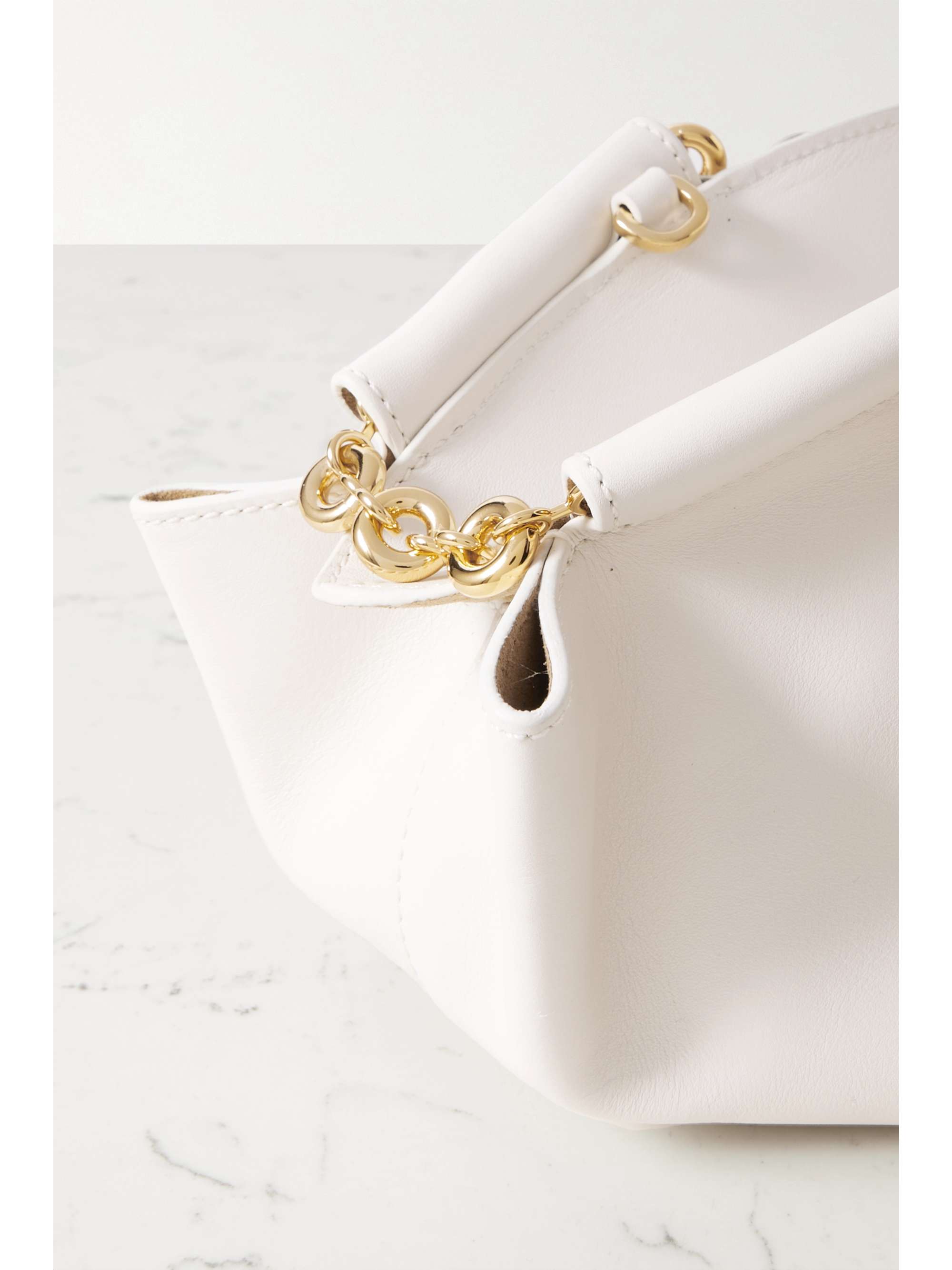 LOEWE Paseo small pleated leather shoulder bag
