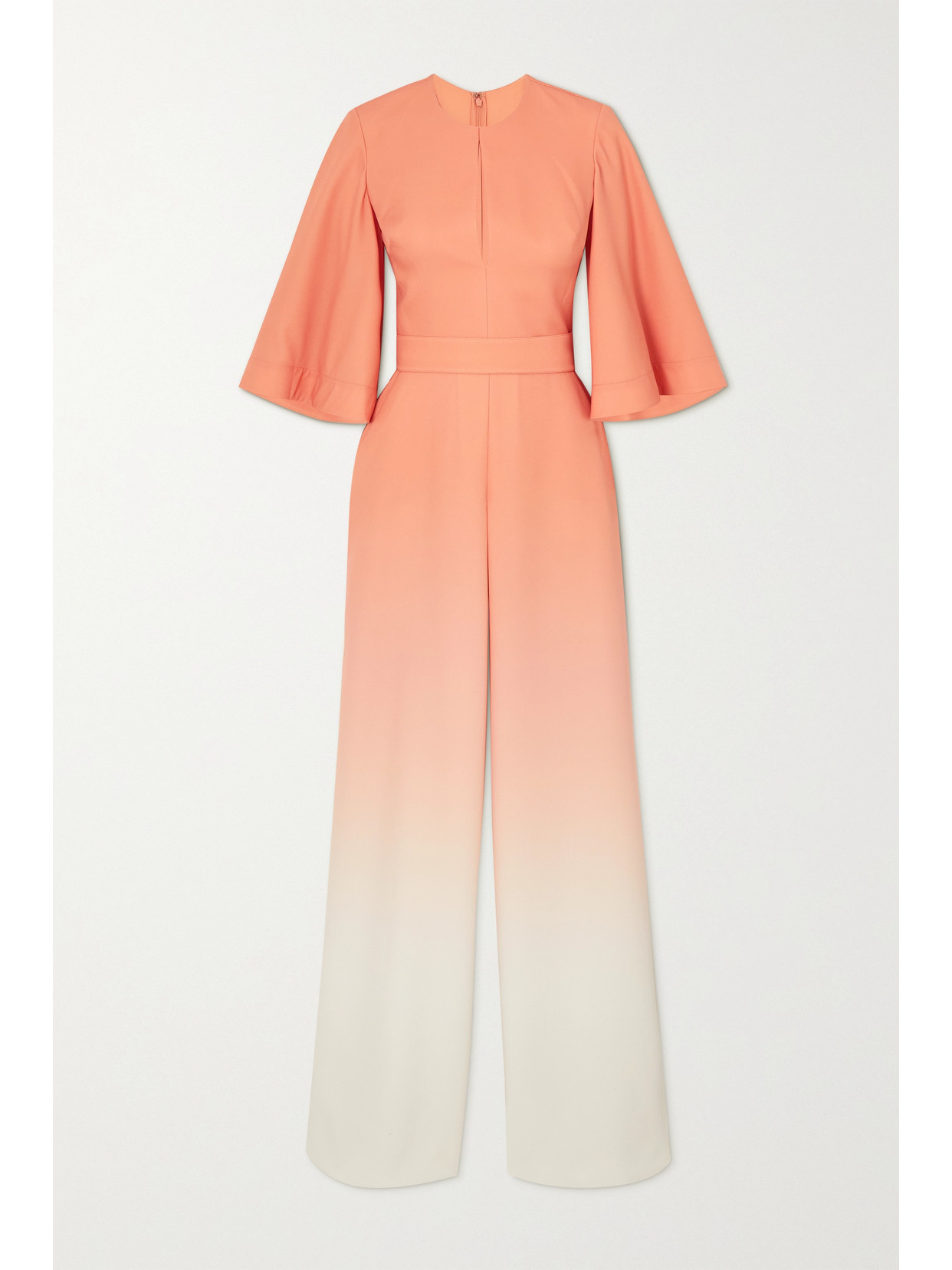 Elie Saab - Cutout Dégradé Cady Jumpsuit - Pink