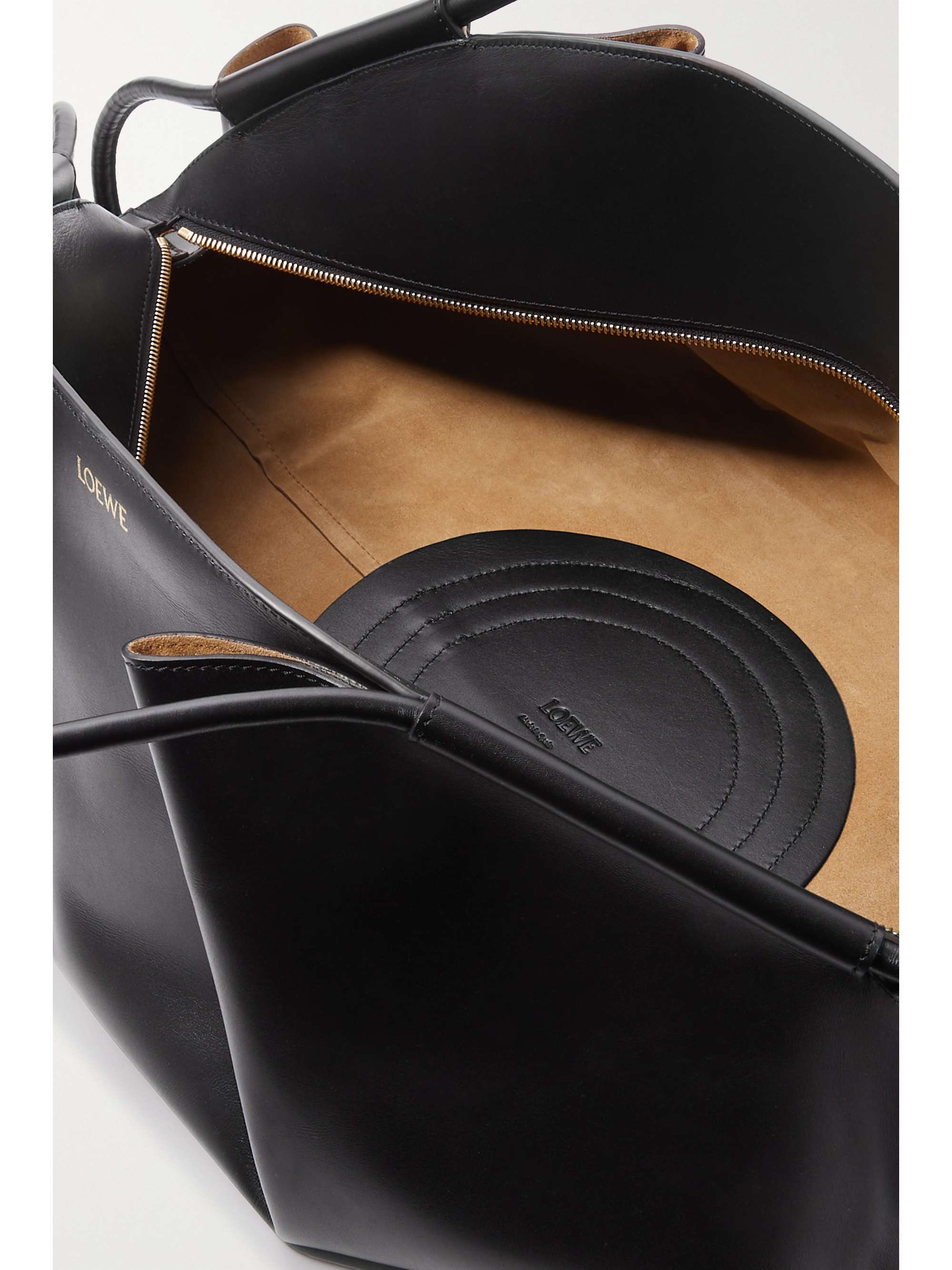 LOEWE Paseo pleated leather shoulder bag