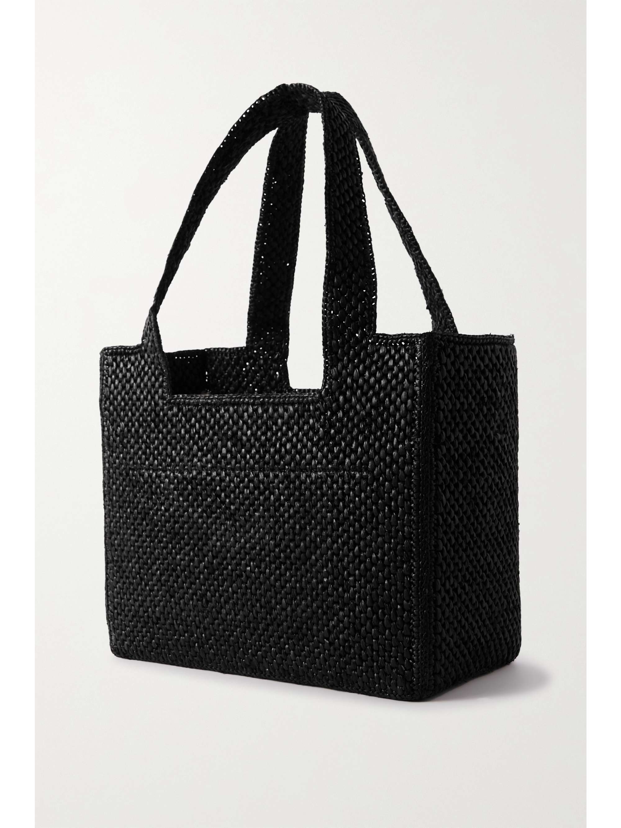 LOEWE + Paula‘s Ibiza Tote aus Raffiabast mit Stickerei