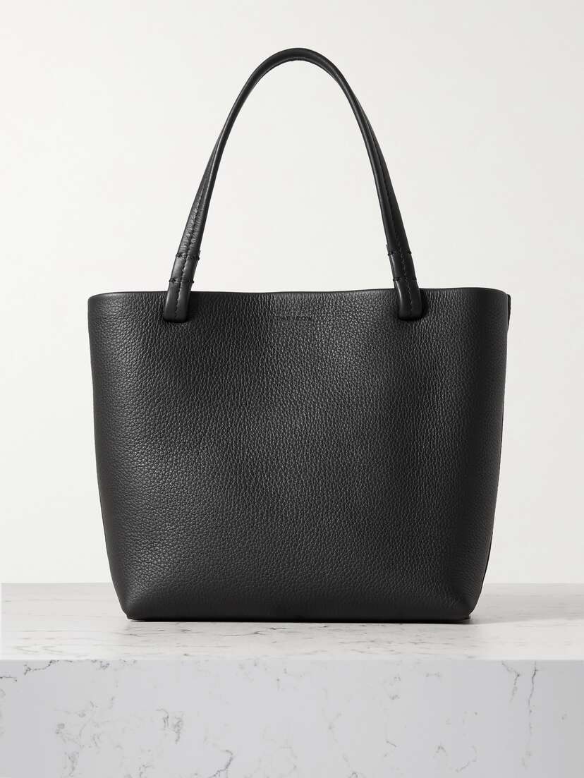 The Row Park Small Textured-leather Tote