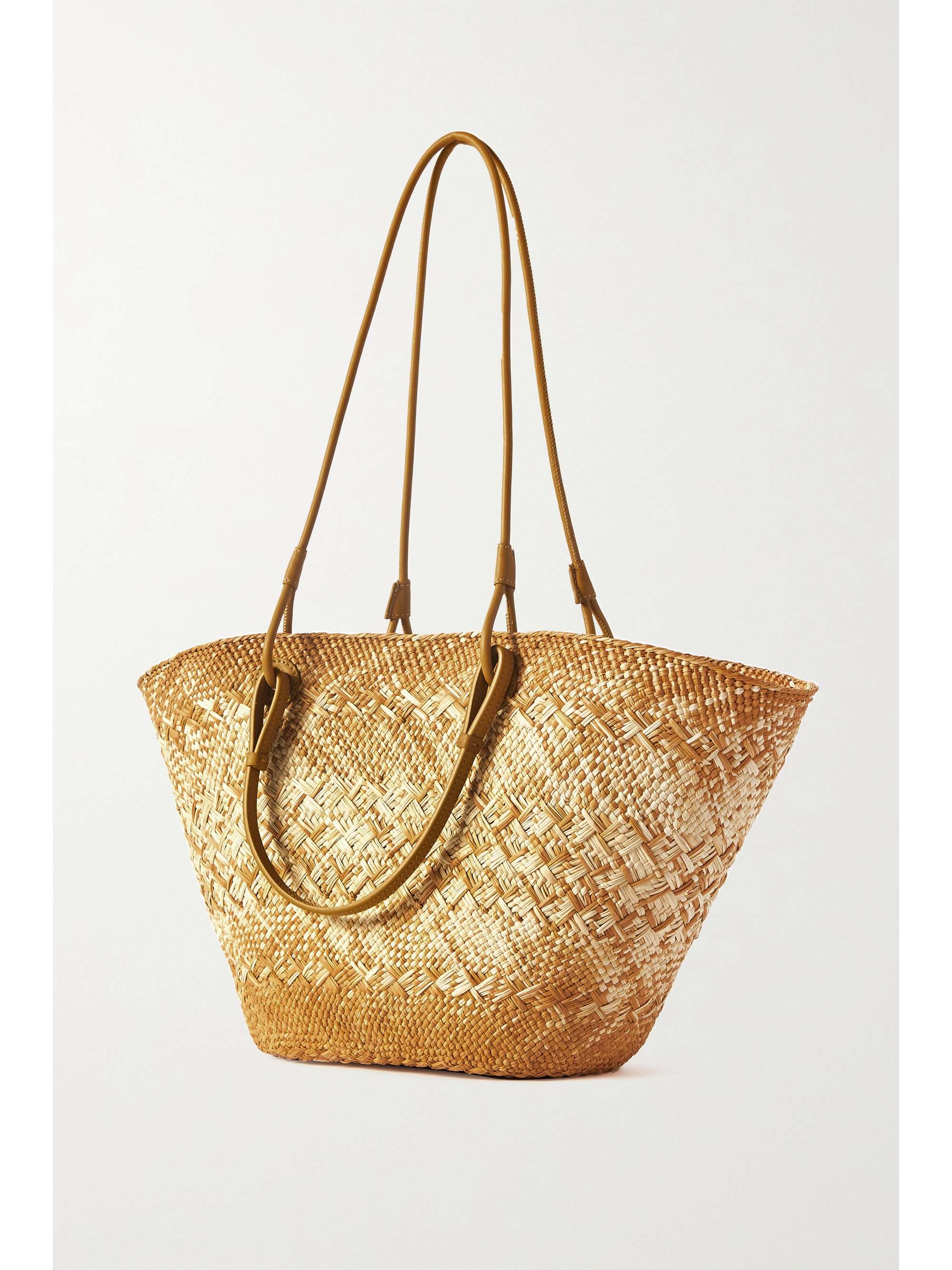 LOEWE + Paula's Ibiza Anagram ombré raffia tote