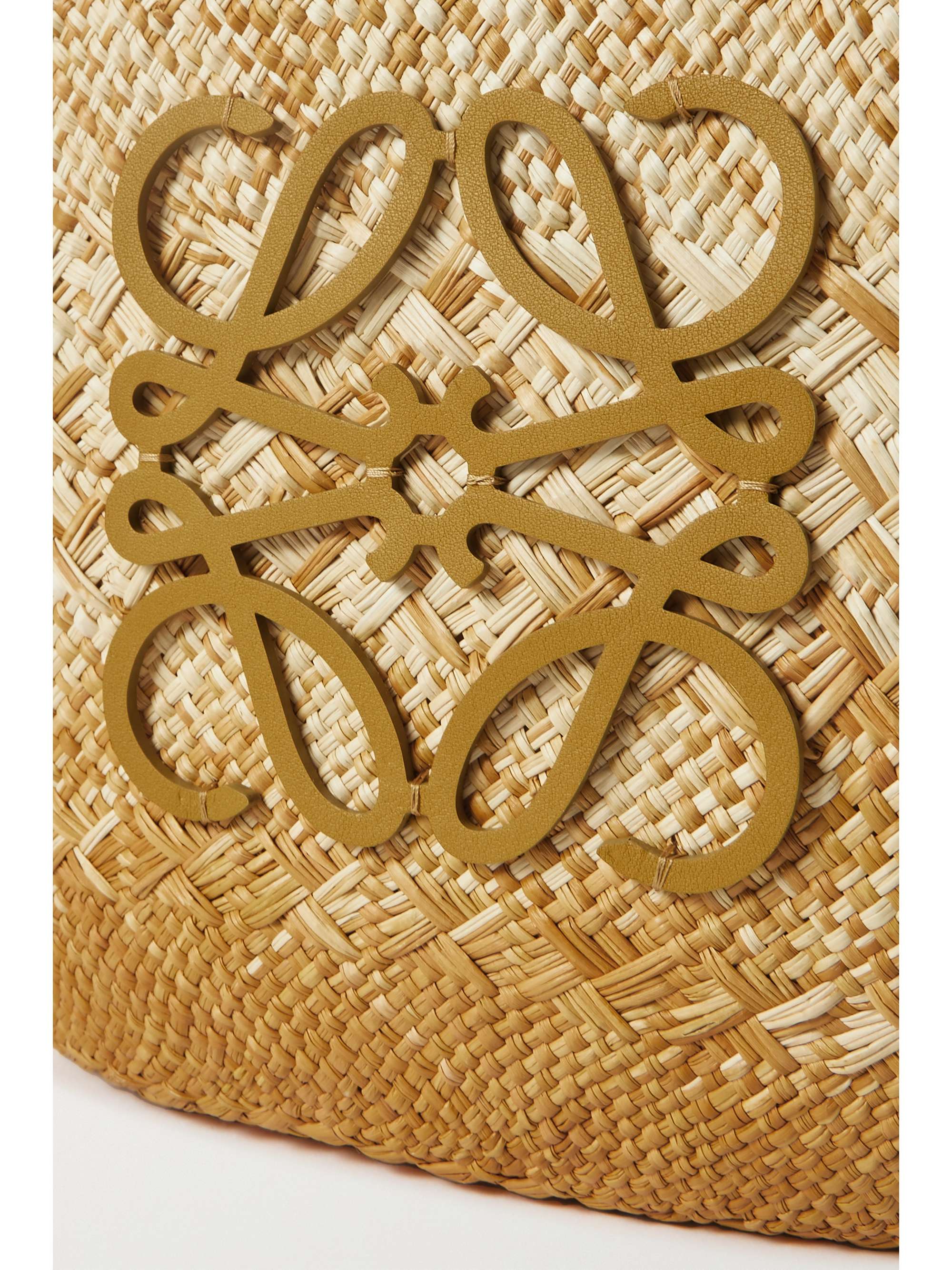 LOEWE + Paula's Ibiza Anagram ombré raffia tote