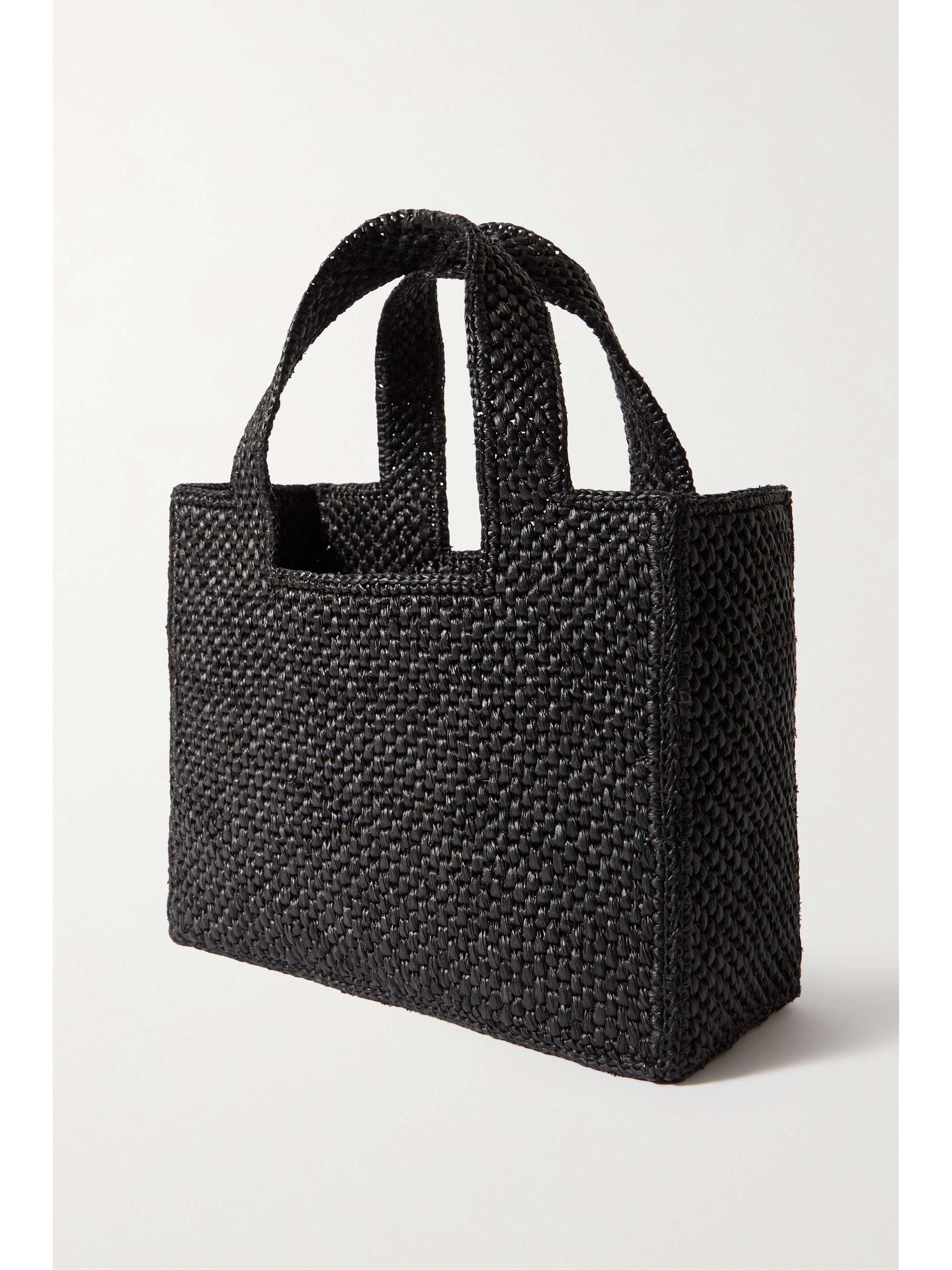 LOEWE + Paula's Ibiza embroidered raffia tote