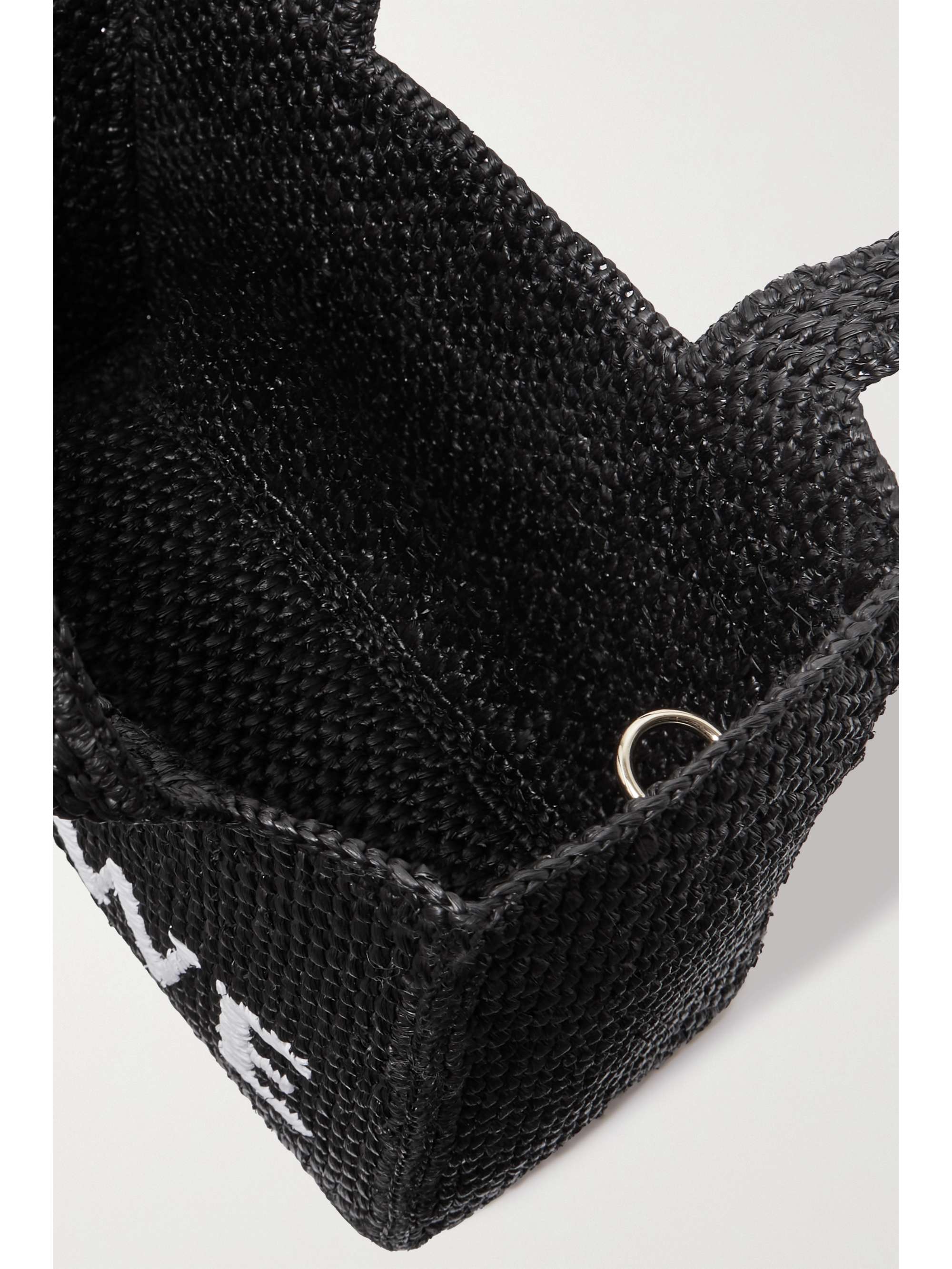 LOEWE + Paula's Ibiza embroidered raffia tote