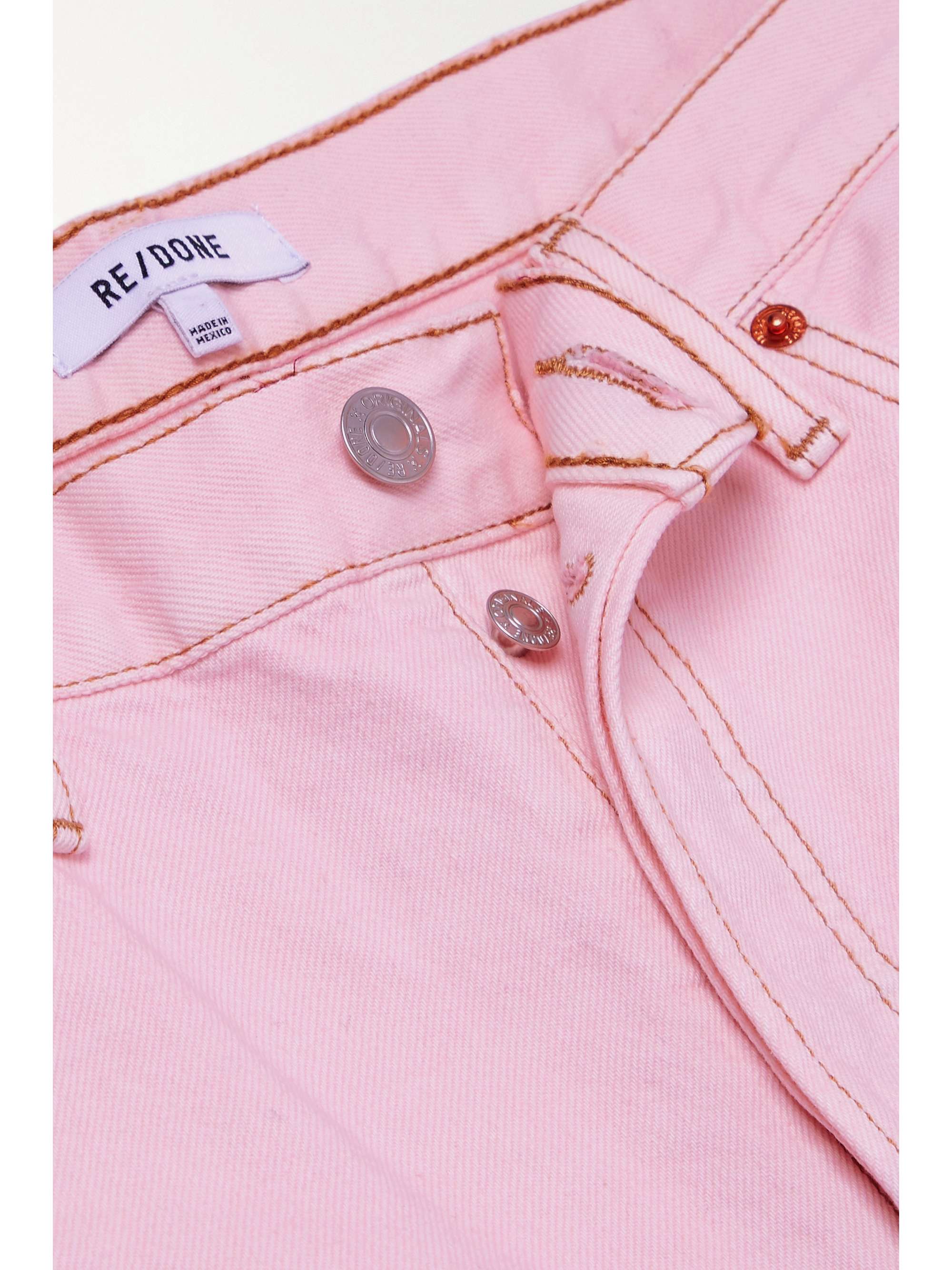 RE/DONE High-rise straight-leg jeans