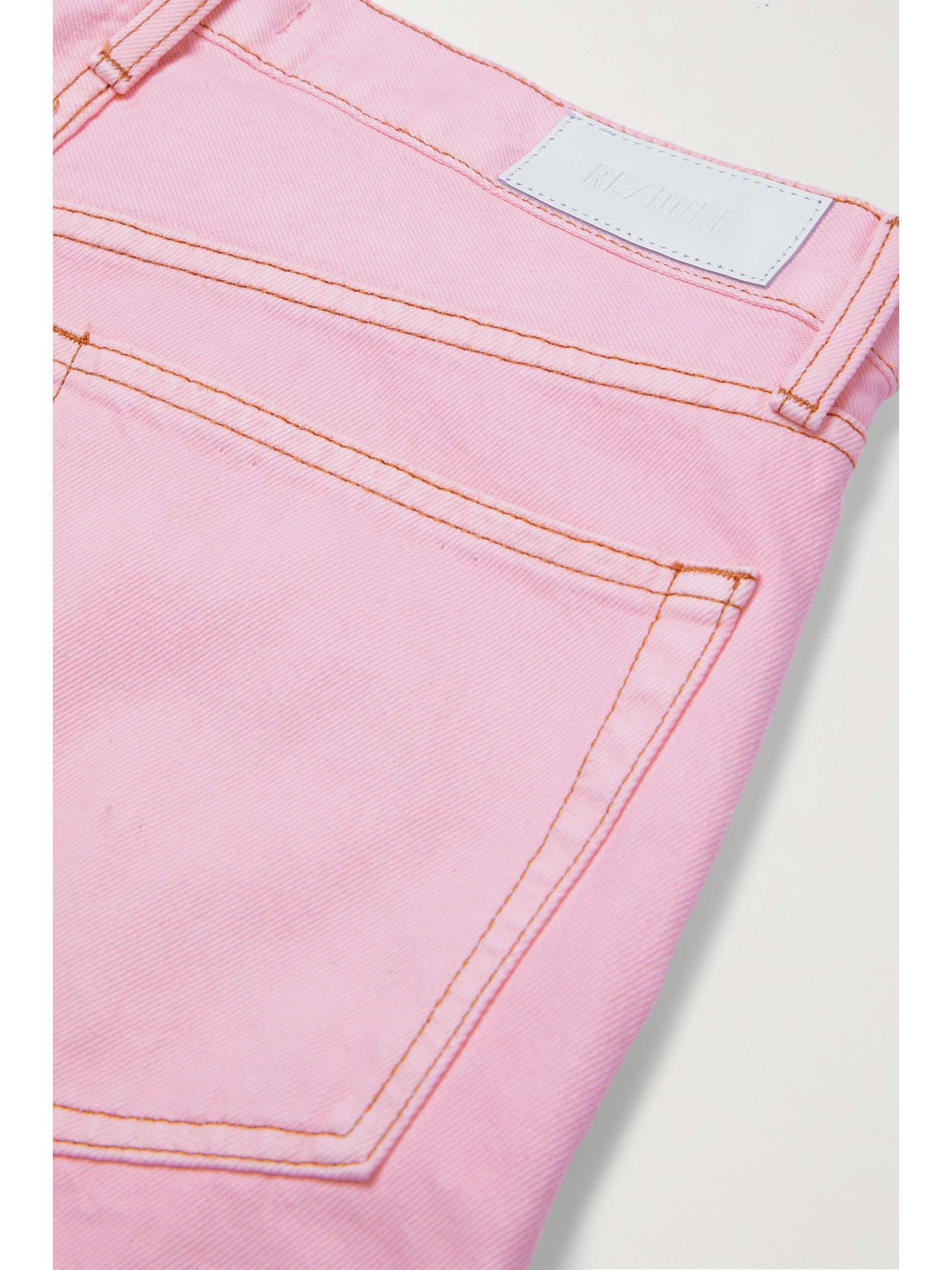 RE/DONE High-rise straight-leg jeans