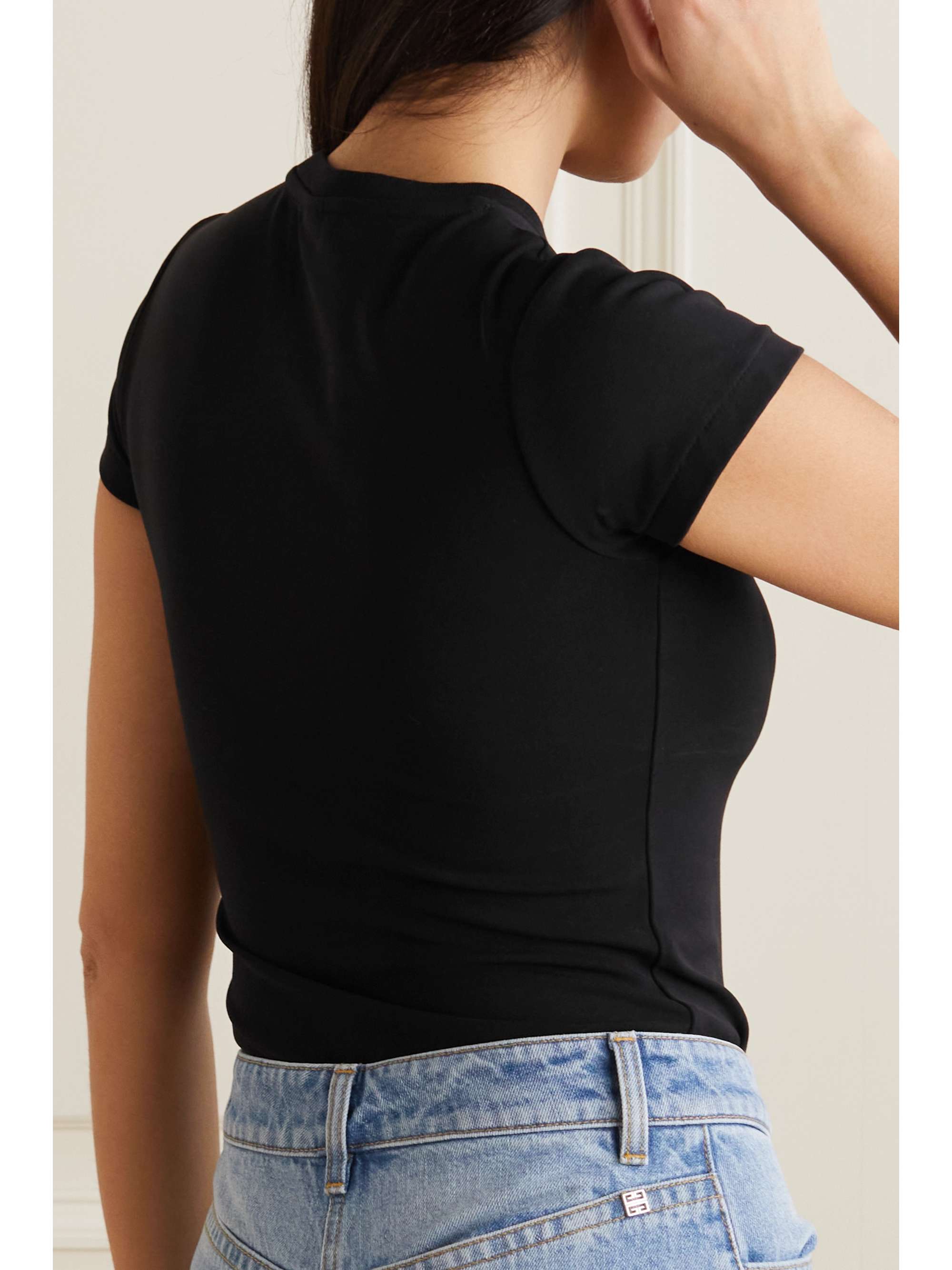 RE/DONE Stretch-cotton jersey bodysuit