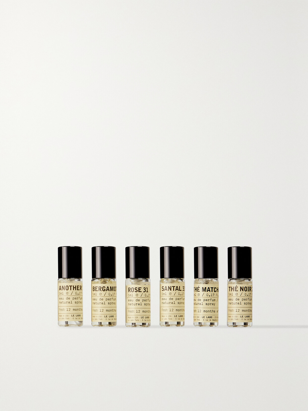 Le Labo + Eau de Parfum Discovery Set, 6 x 5ml