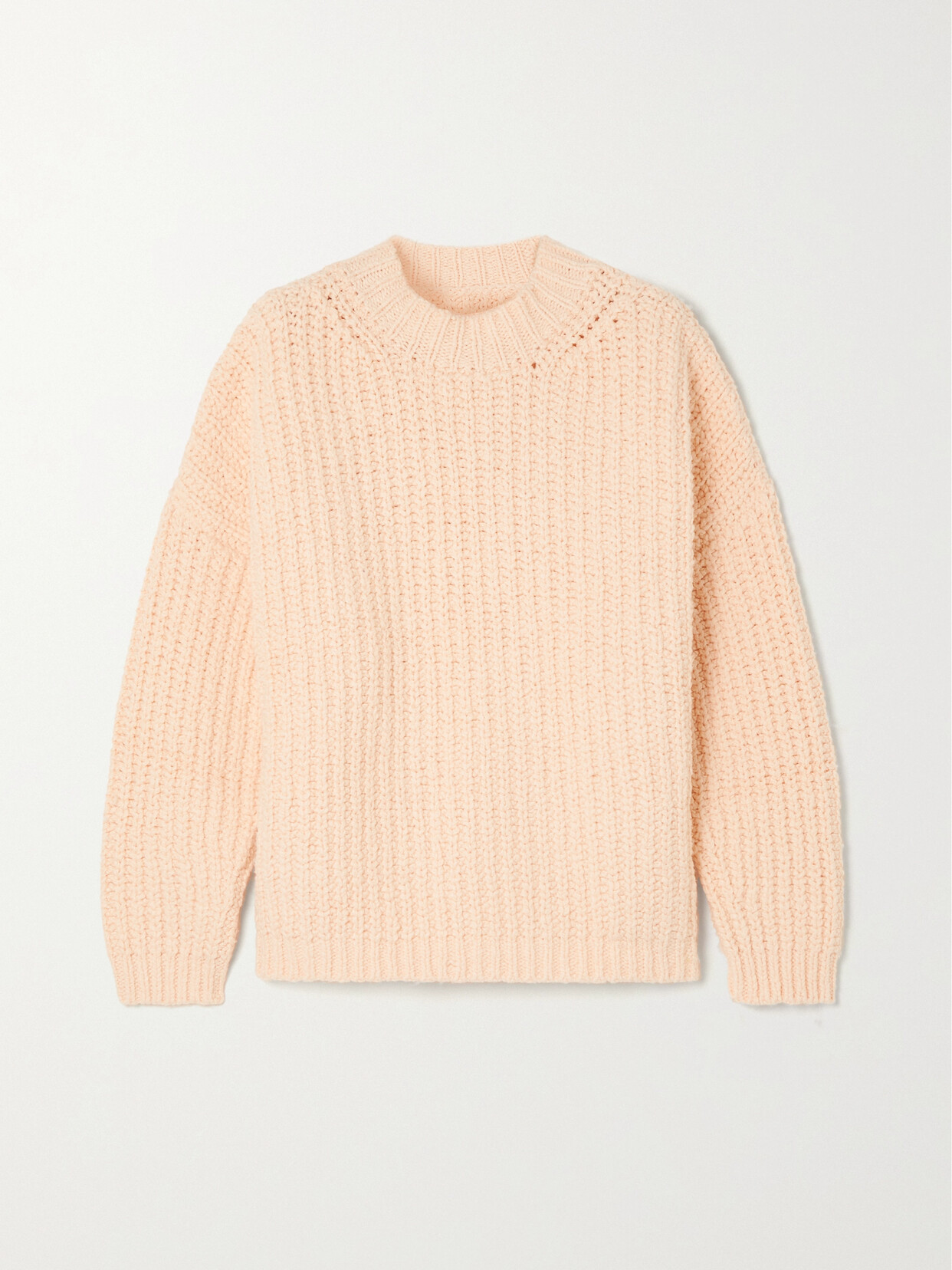 Lauren Manoogian - Shaker Ribbed Cotton-blend Sweater - Pink