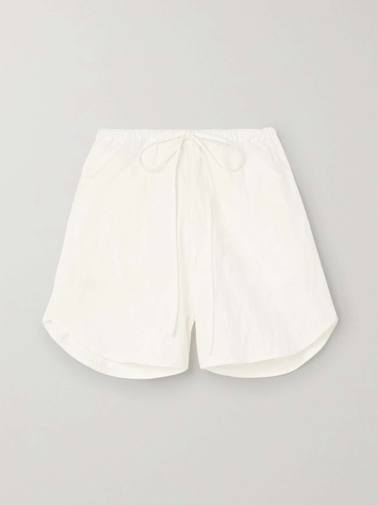 Lauren Manoogian - Cotton-blend Jersey Shorts - White