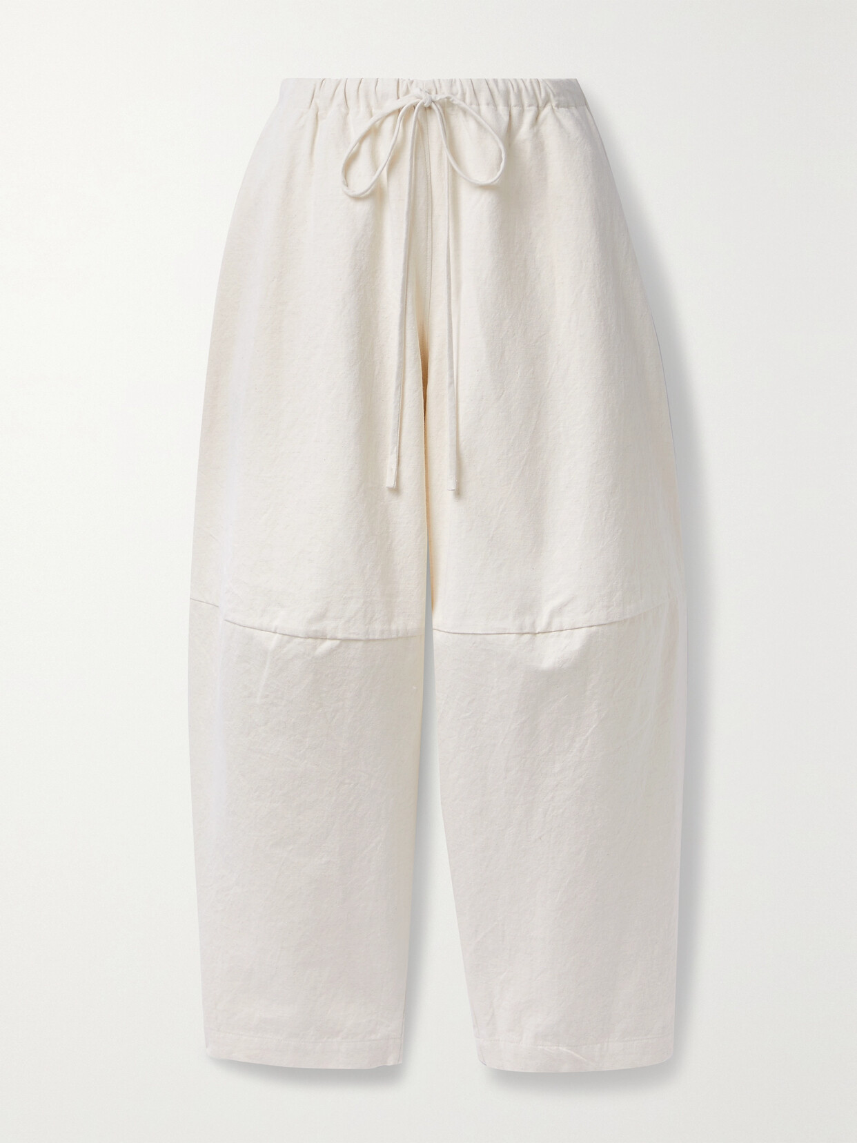 Lauren Manoogian - Vessel Cotton And Linen-blend Wide-leg Pants - Off-white