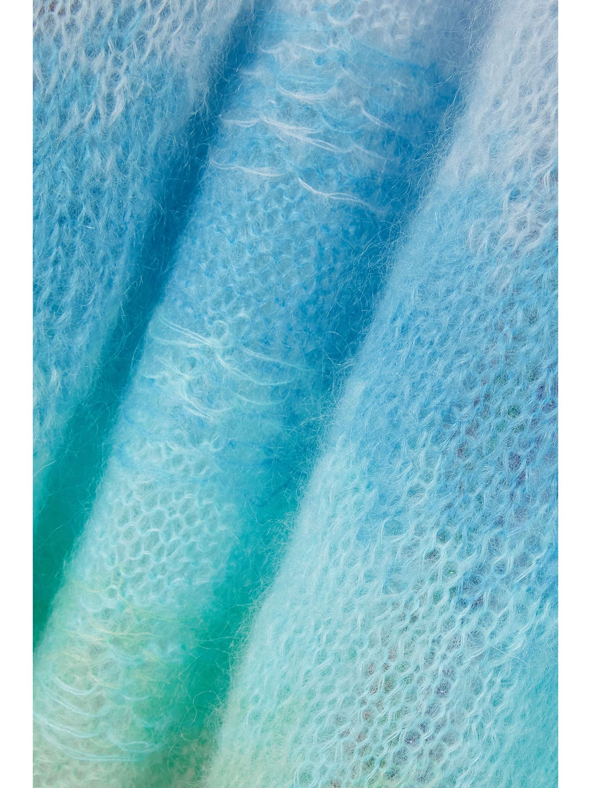 ROSE CARMINE Striped metallic mohairblend cardigan NETAPORTER