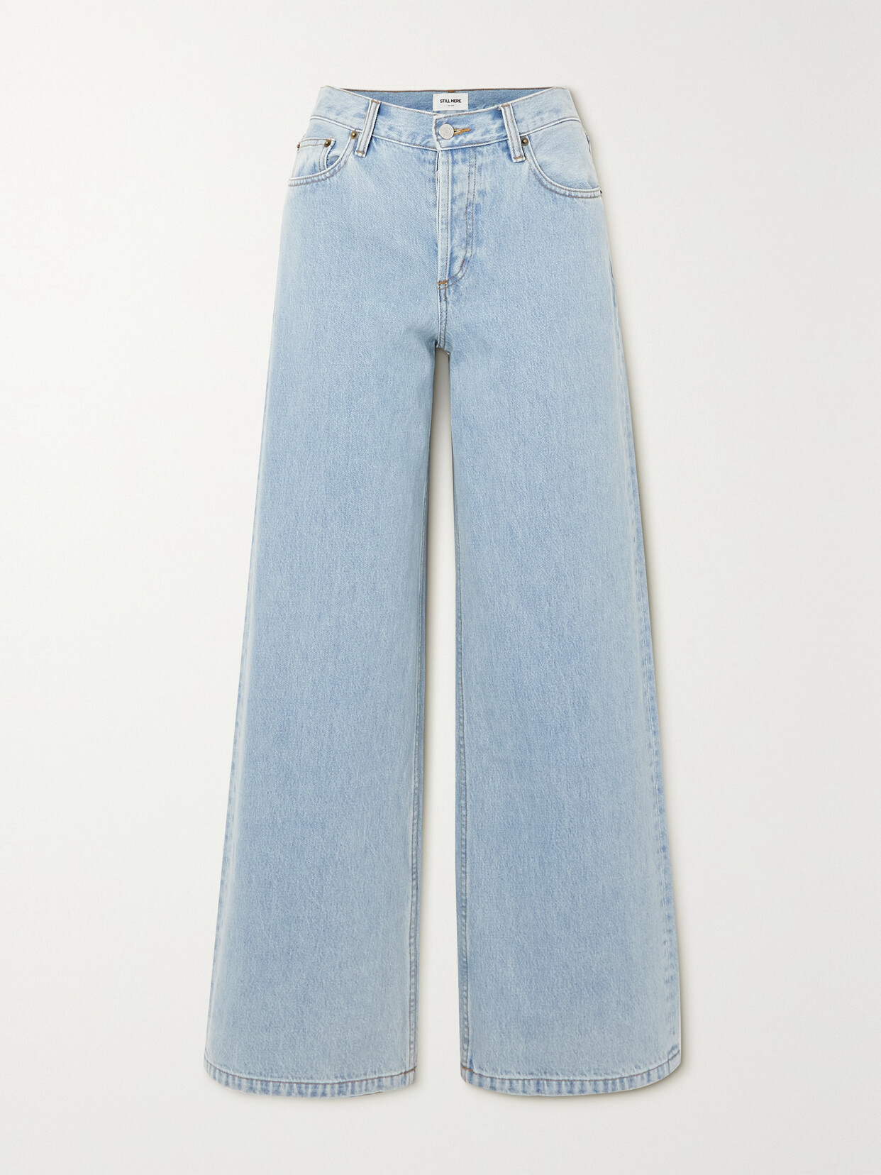 Still Here - Walker High-rise Straight-leg Jeans - Blue