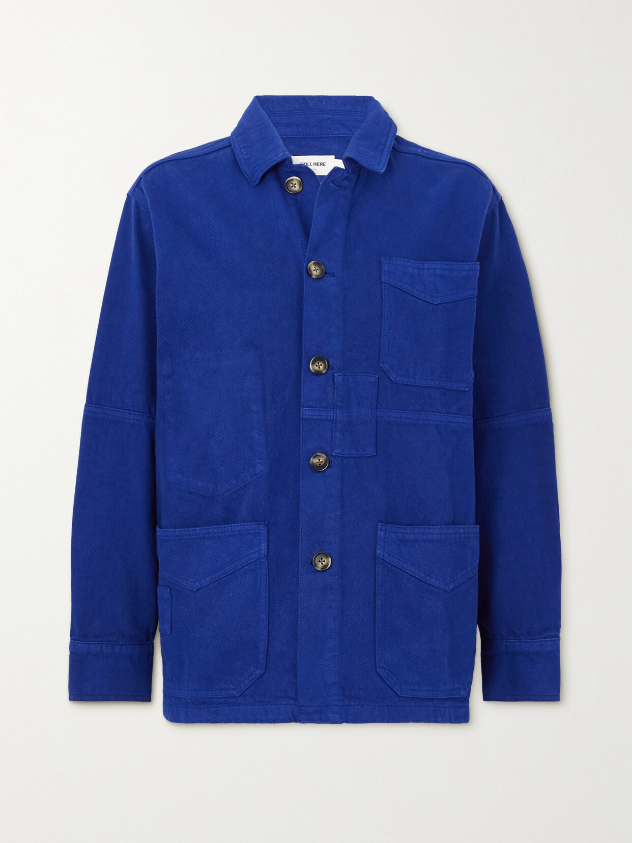 Still Here - Cotton-twill Jacket - Blue