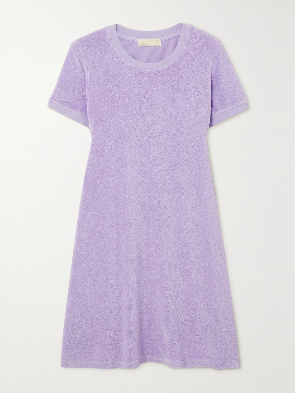 Suzie Kondi - Anna Cotton-blend Terry Mini Dress - Purple